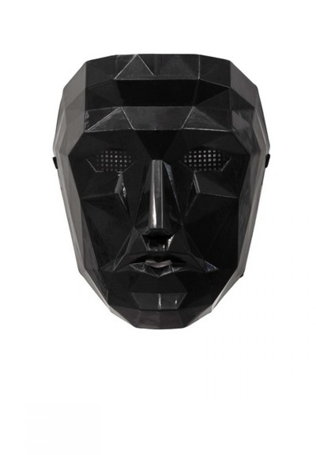 Maschera plastica nera Korean Game Leader