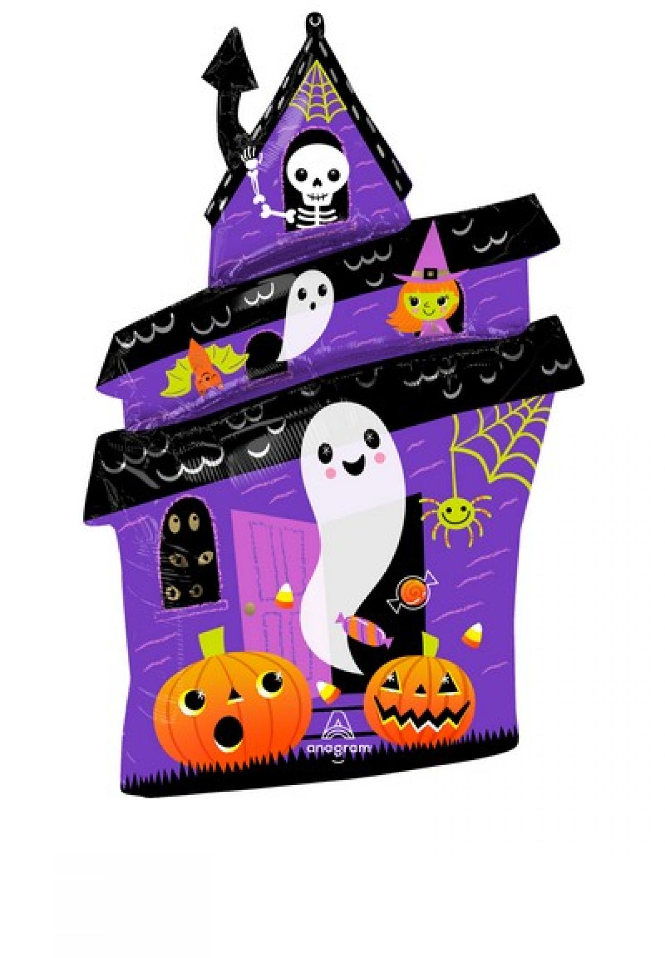 Pallone foil Supershape 58 x 81 cm Haunted House