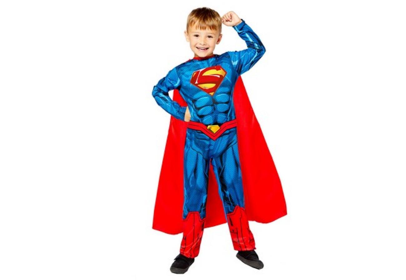 Costume bambino Superman ECO SOSTENIBILE 4-6 anni