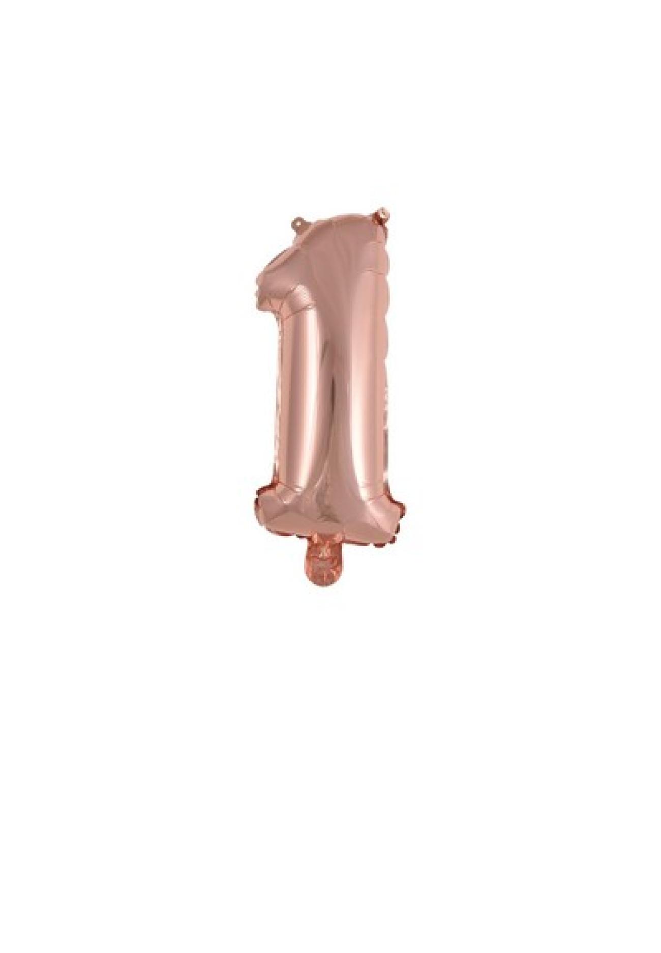 Palloni foil 16" - 41 cm Nr. 1 Rose Gold