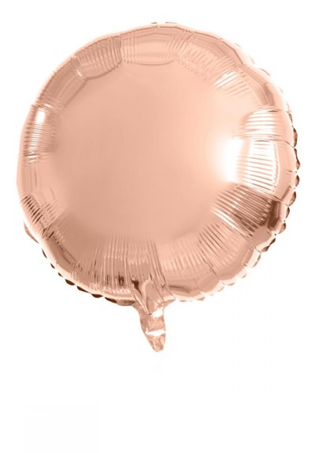 Pallone foil 18" - 45 cm Tondo rose gold