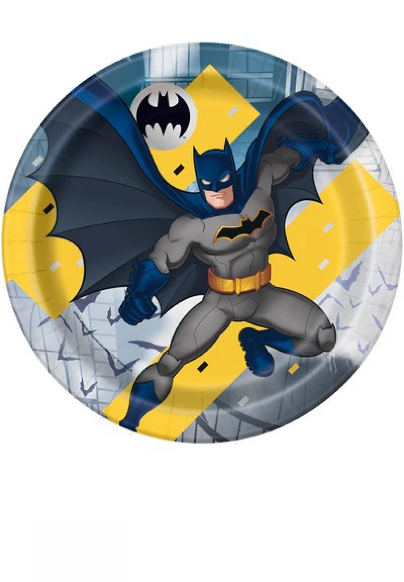 Piatto carta 23 cm Batman SUP