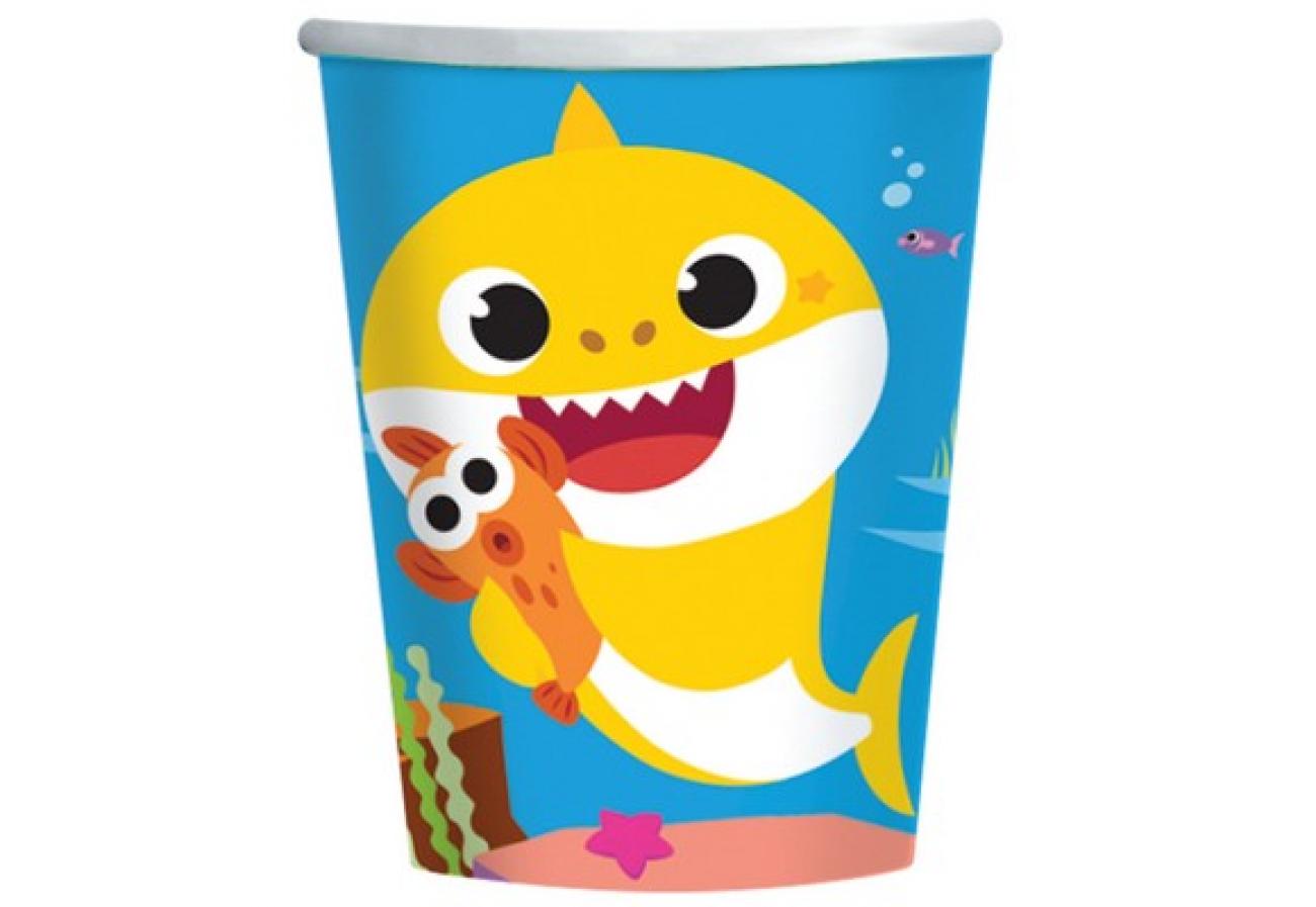 8 Cups Baby Shark 250 ml SUP