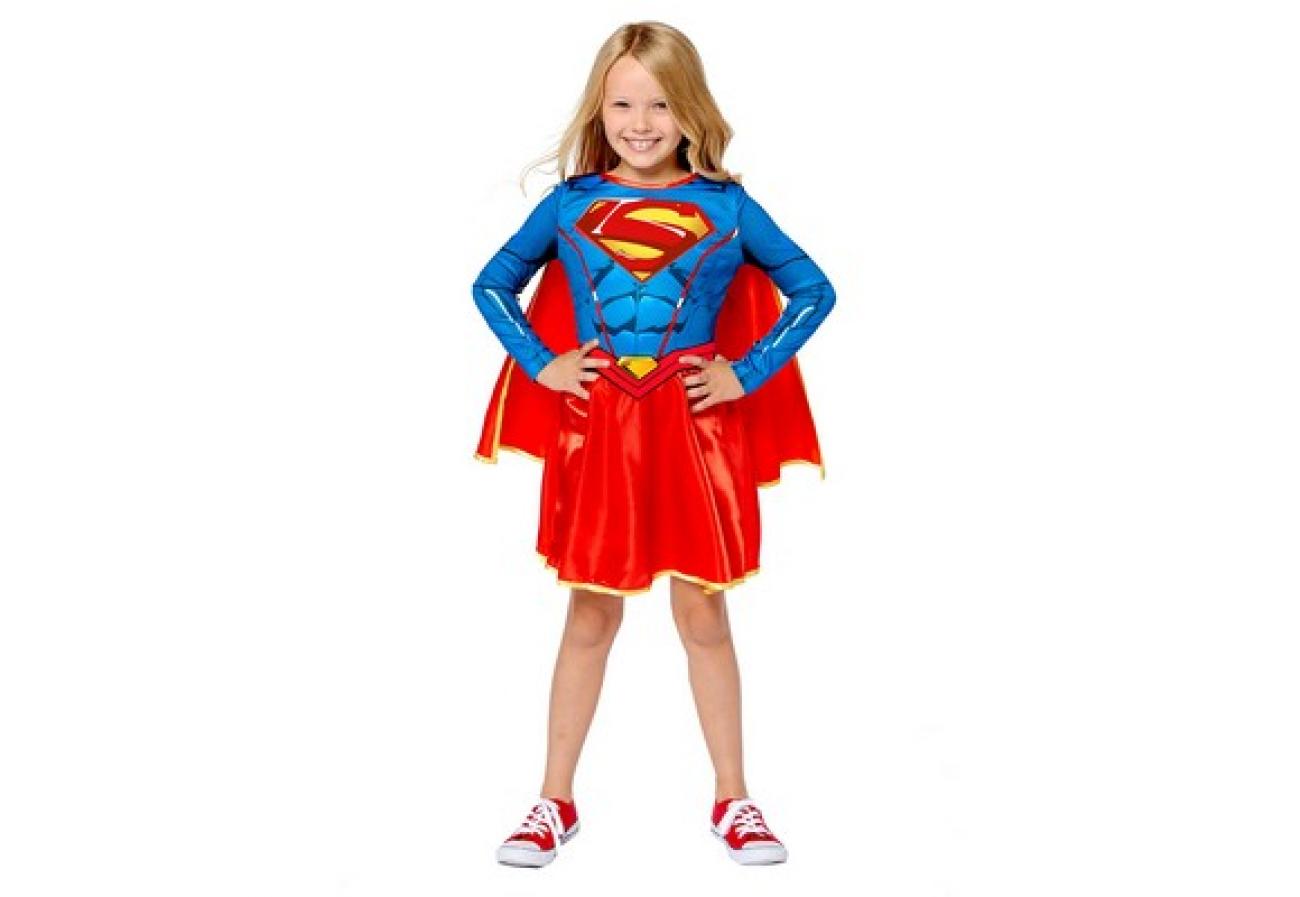 Costume da bambina Supergirl ECO SOSTENIBILE 2-3 anni