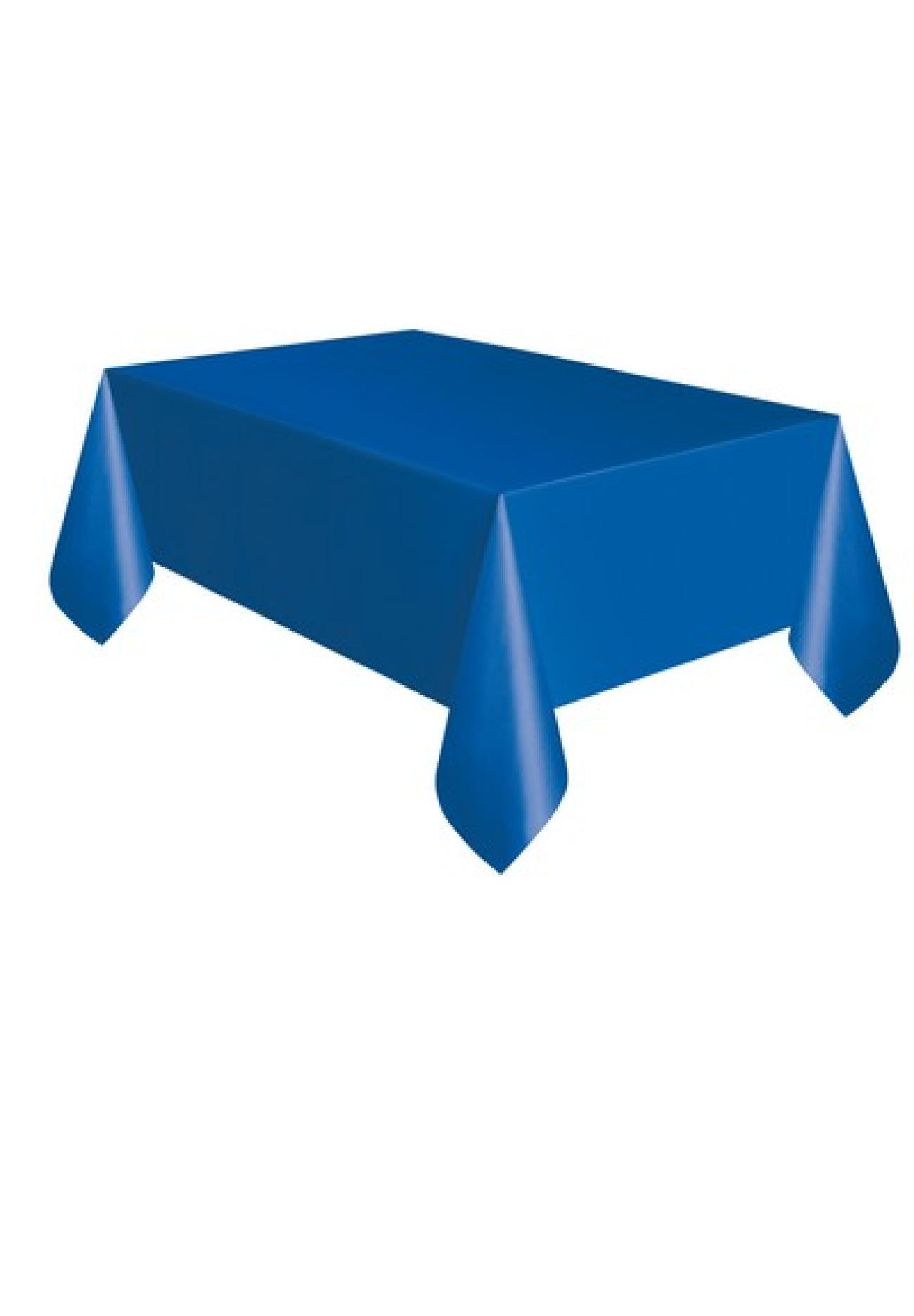 Tovaglia plastica 137 x 274 cm Blu Cobalto