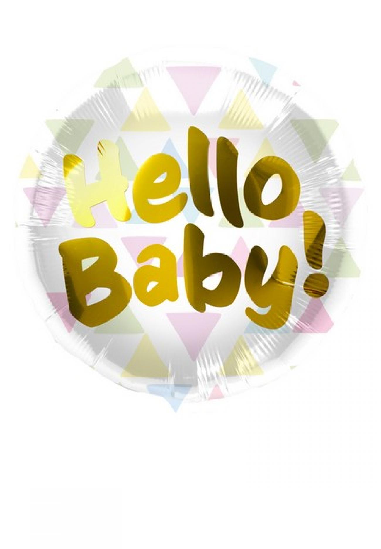 Pallone foil 18" - 45 cm Hello Baby