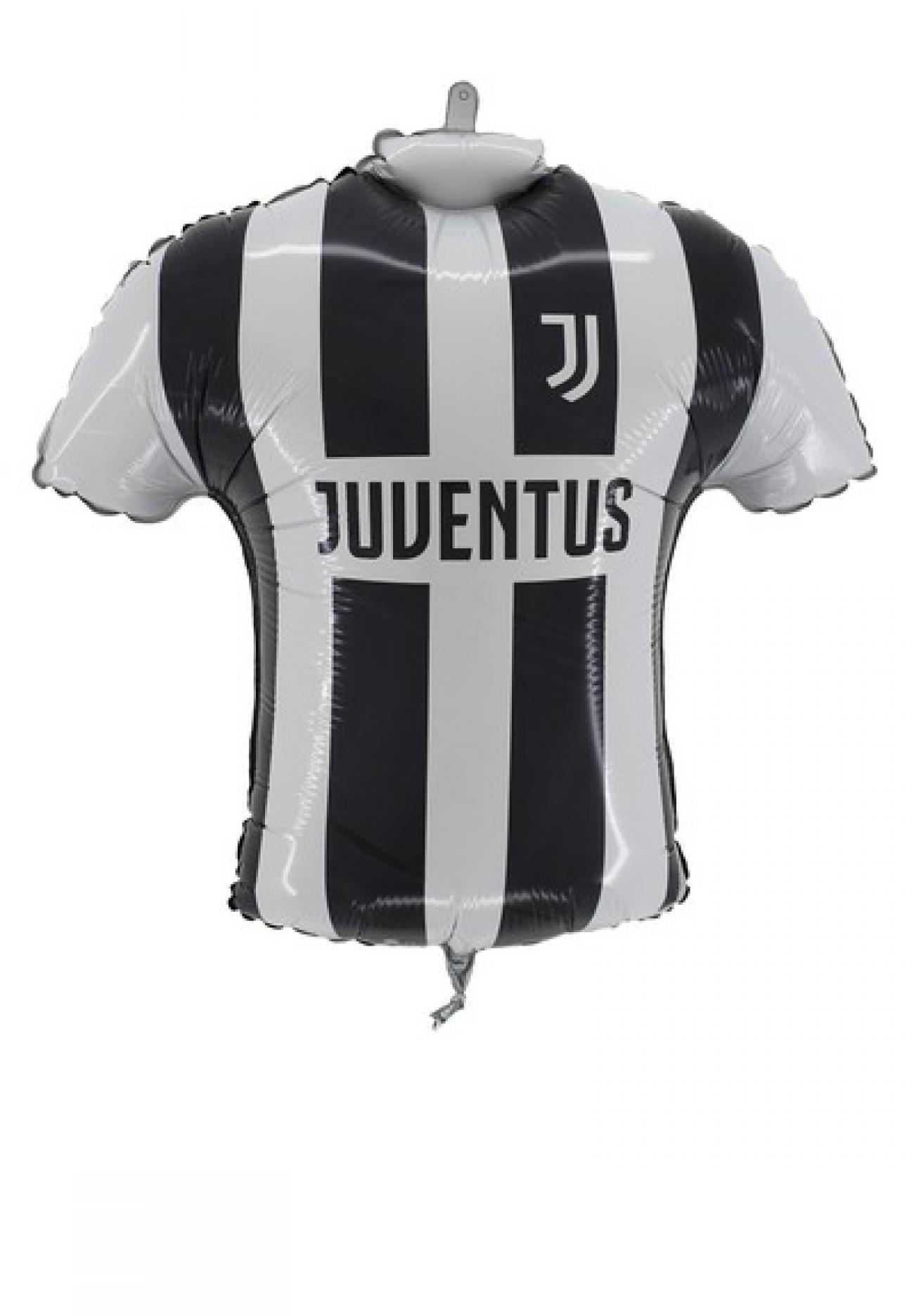 Pallone foil maglietta personalizzabile 63 x 65 cm Juventus