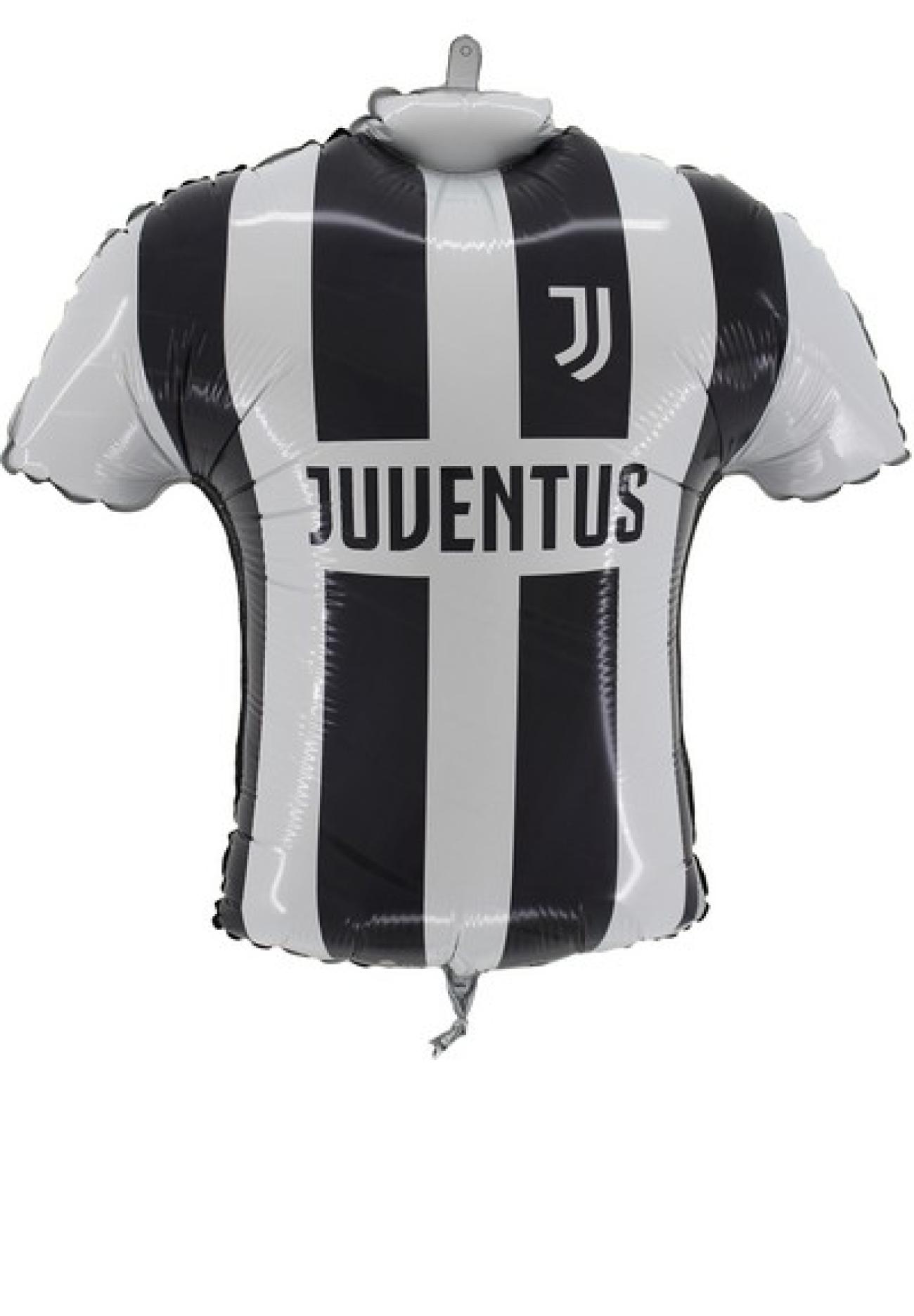 Pallone foil maglietta personalizzabile 63 x 65 cm Juventus