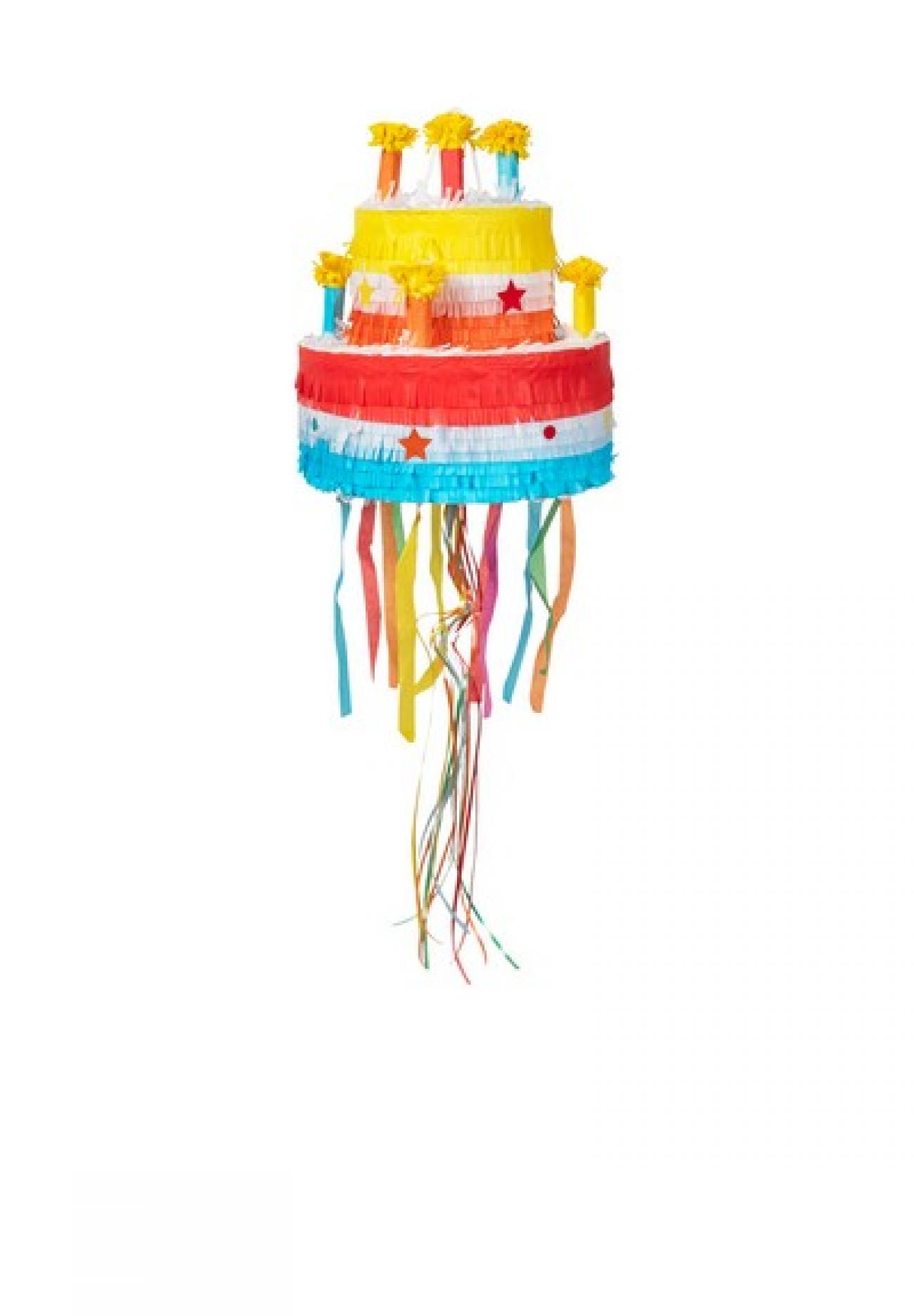 Pignatta pull Birthday Cake 34 x 29 x 29 cm