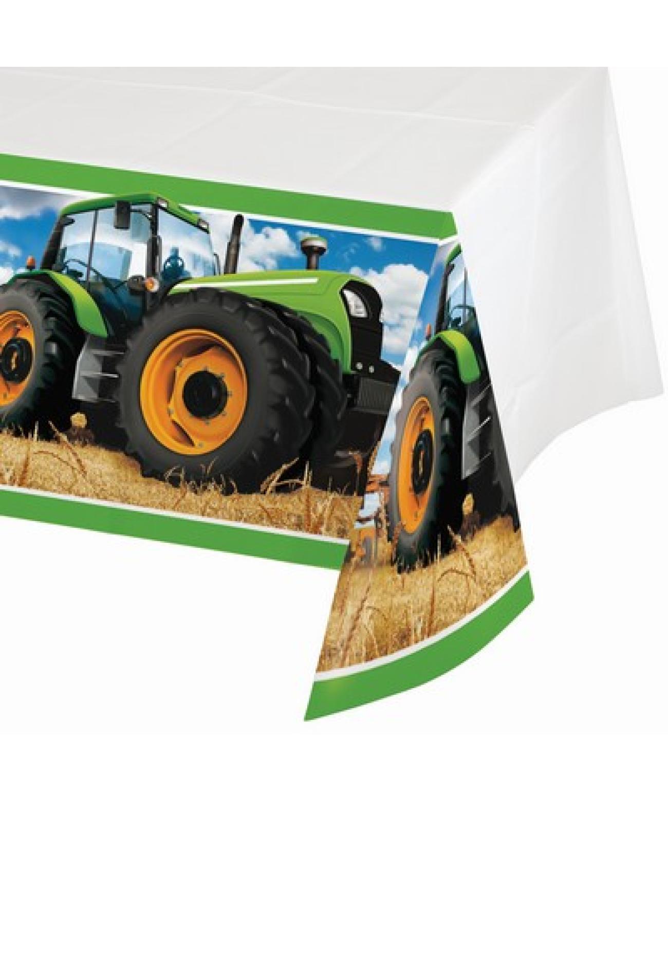 Tovaglia plastica 137 x 259 cm Trattore - Tractor Time