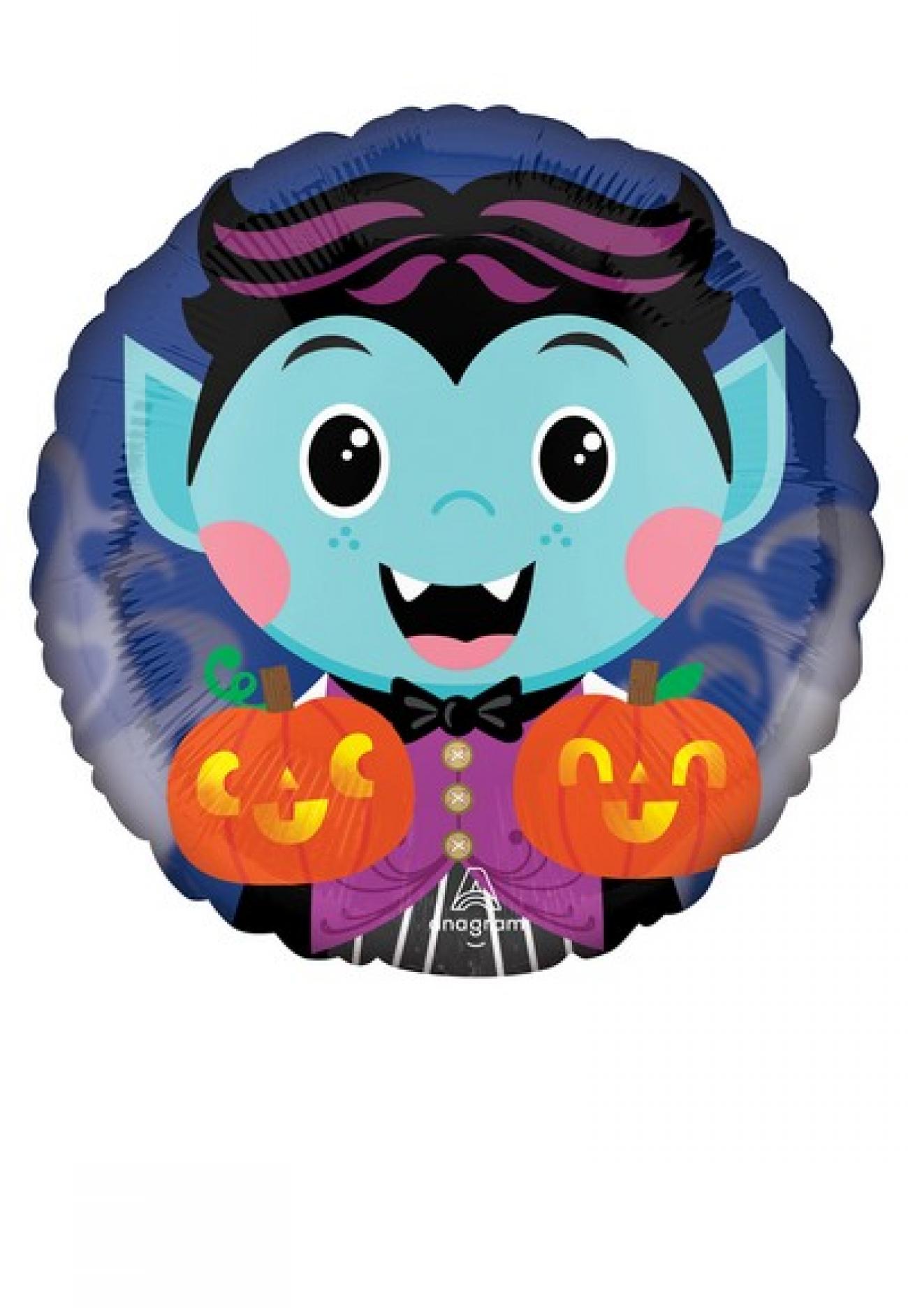 Pallone foil standard 17" - 42 cm Cute Vampire