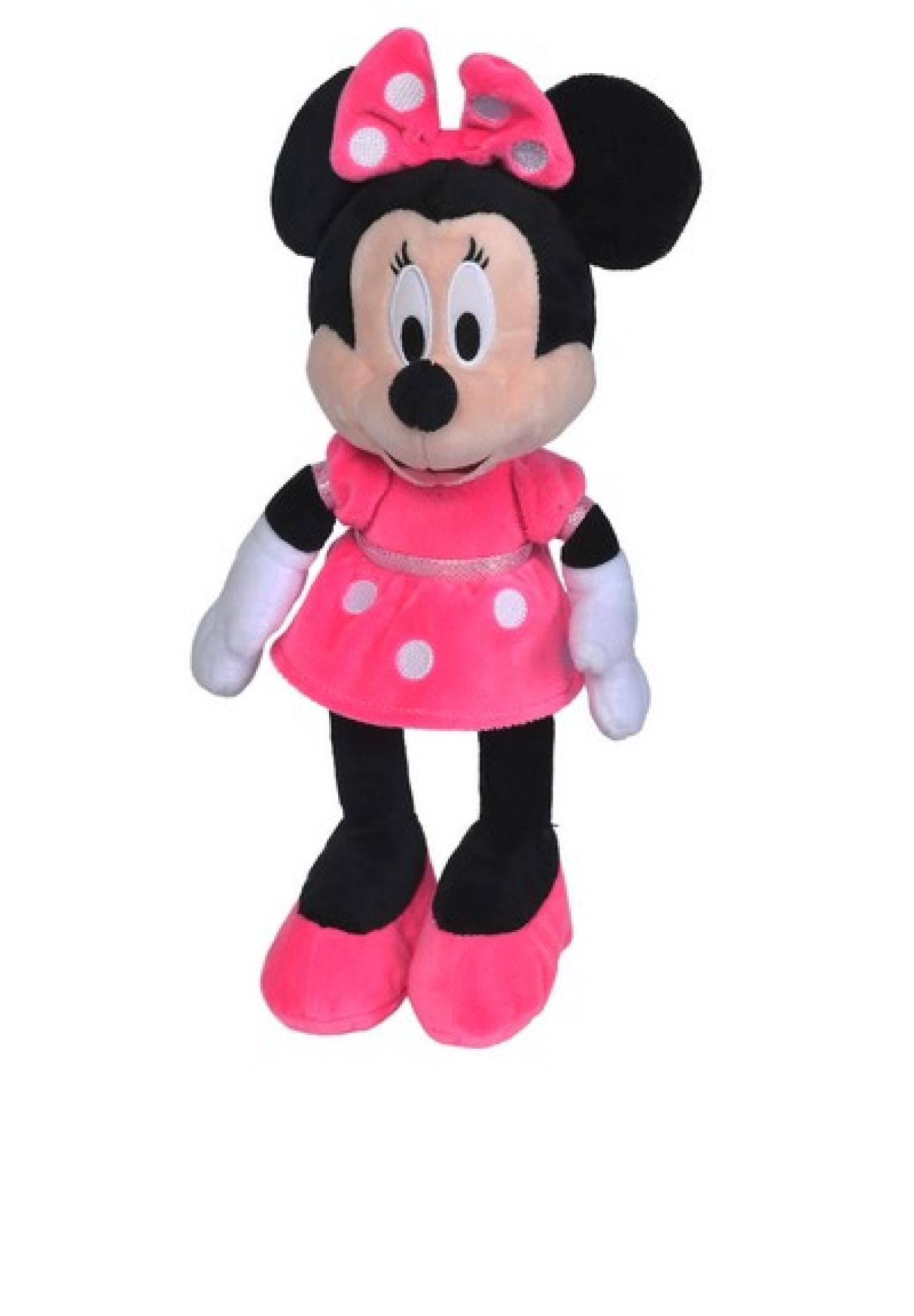 Peluche Minnie cm.35, 148 gr. abito fucsia