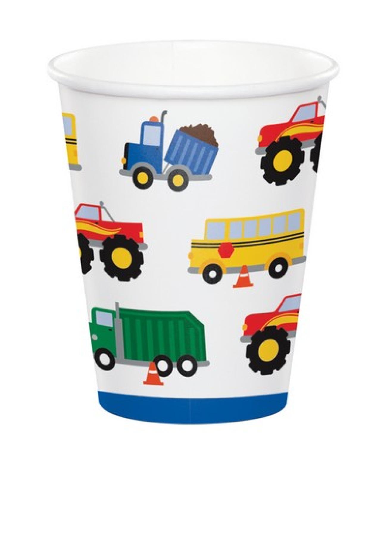 Bicchiere carta 250 ml Traffic Jam - 8 pezzi