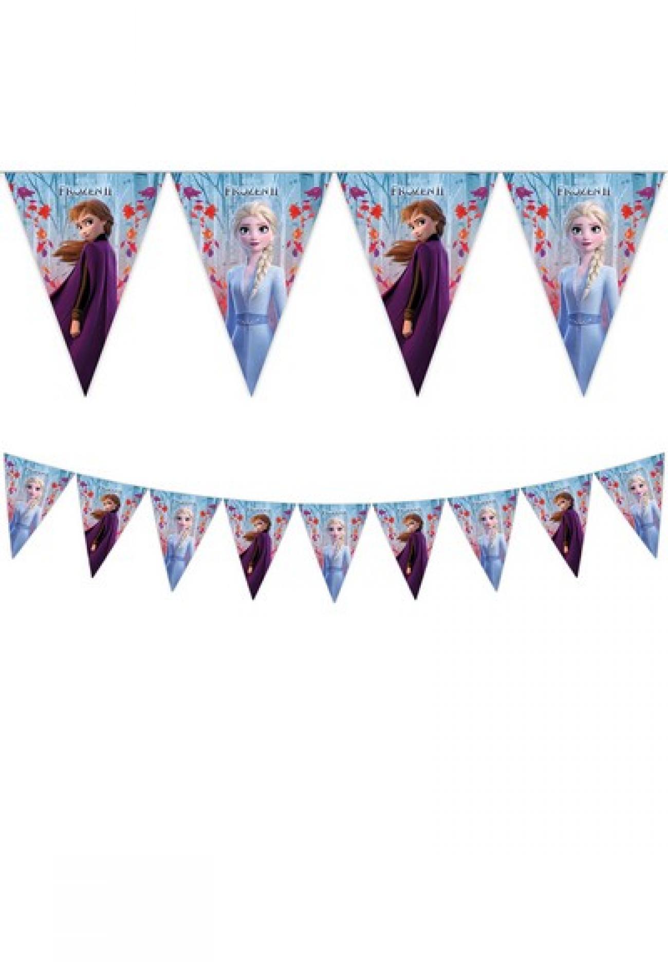 Festone bandierine plastica Frozen II