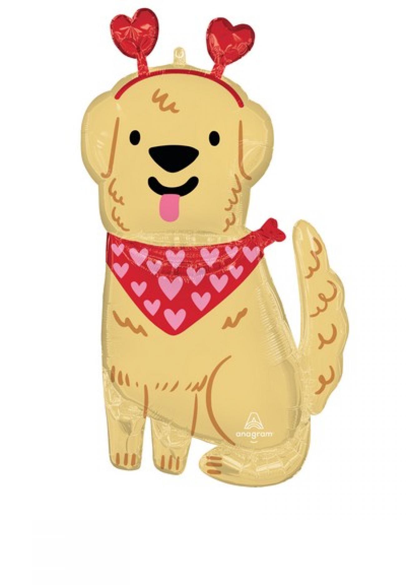 Pallone foil S/Shape 50 x 86cm Doggone Cute OCC. X APPEND.