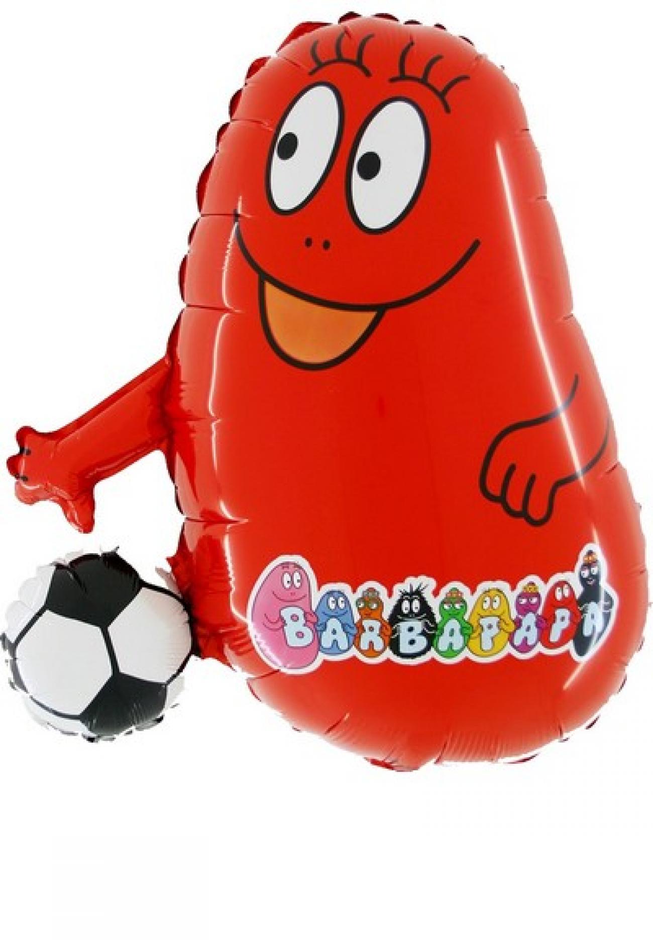 Pallone foil Supershape 30" - 76 cm Barbabravo Rosso con Pallone