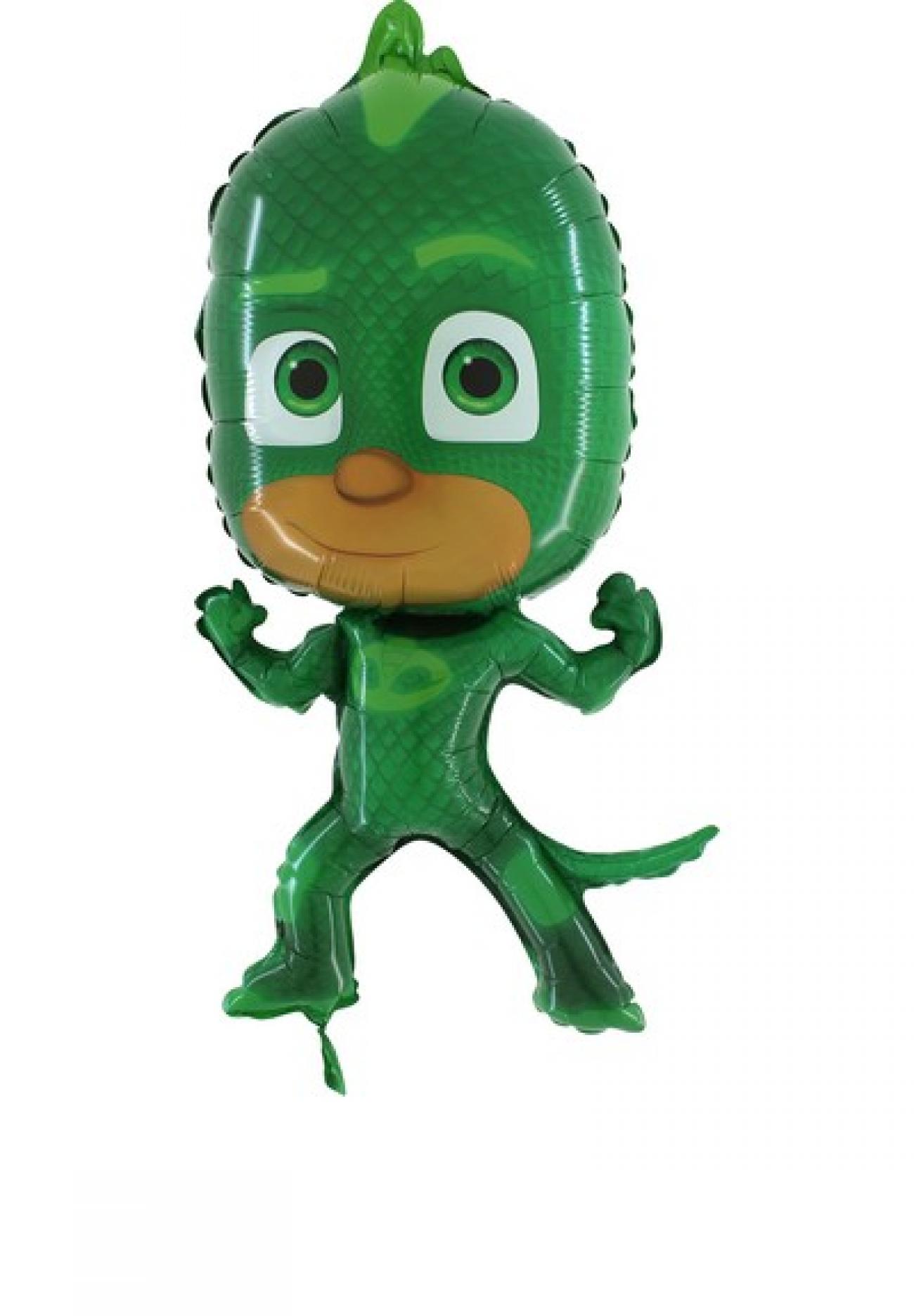 Pallone foil Supershape 31"-79 cm SuperPigiamini-PJ Mask Gekko