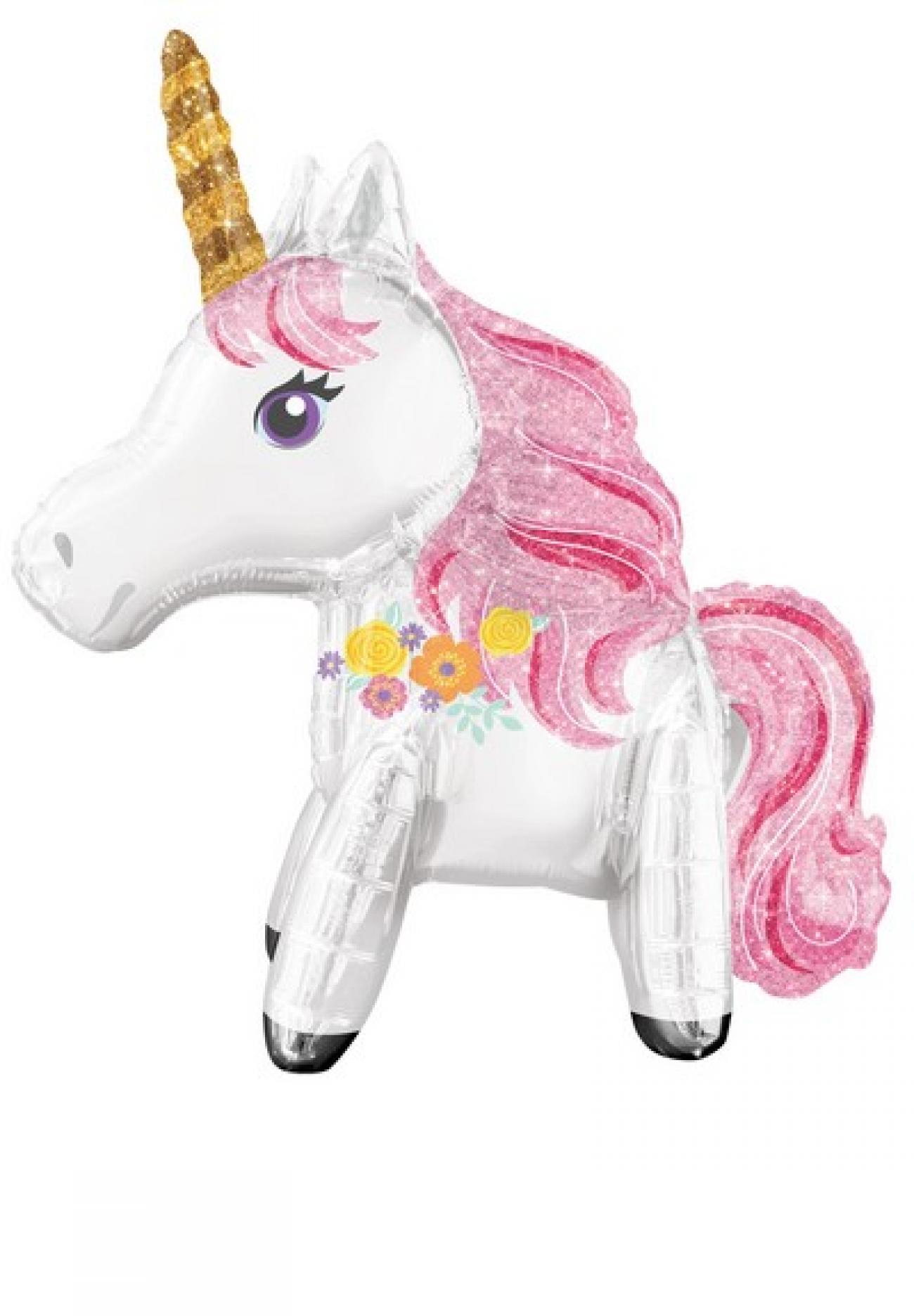 Pallone foil Multi-balloon 55 x 63 cm Magical Unicorn