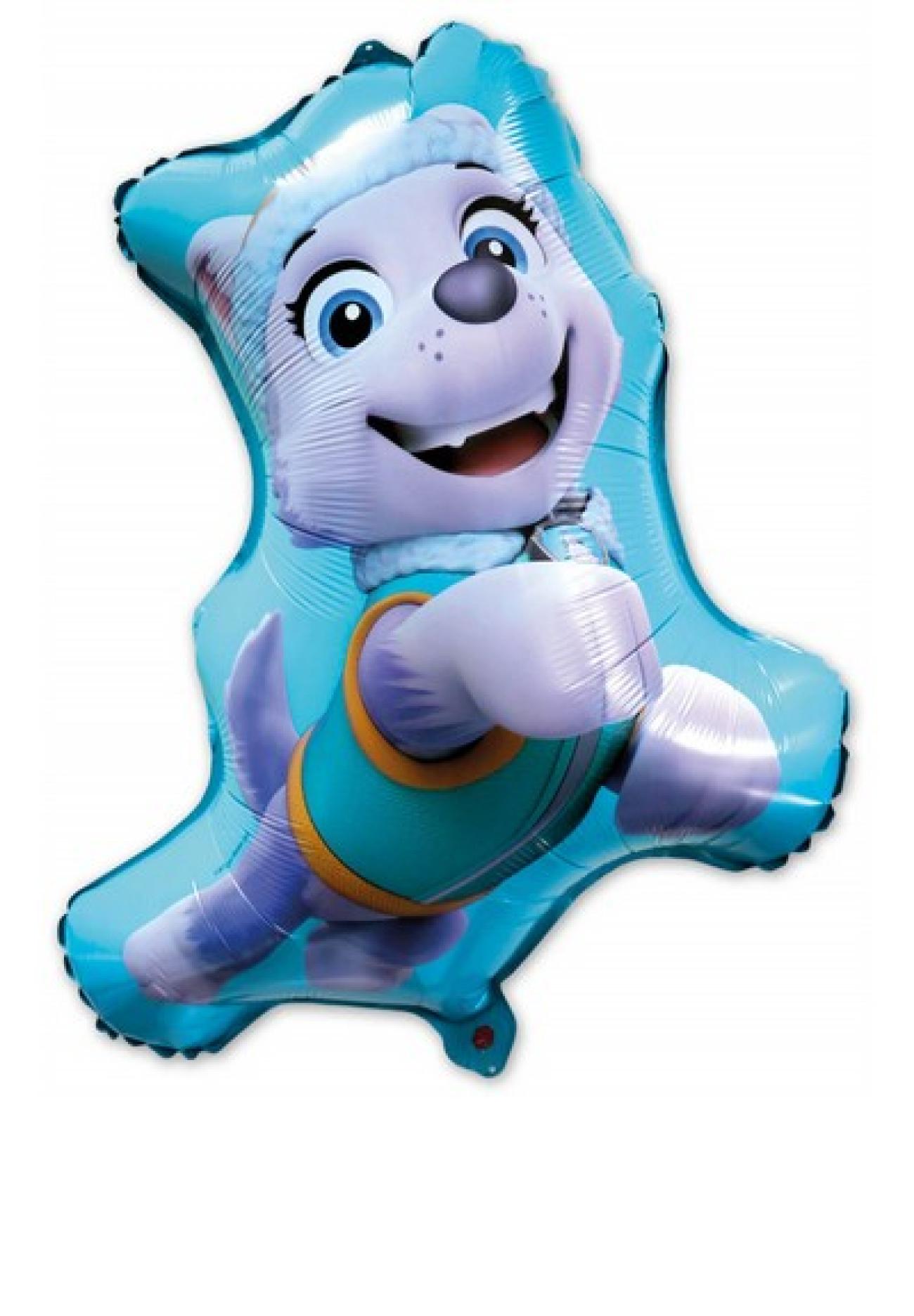 Pallone foil Supershape 40 x 75 cm - Paw Patrol Everest con PESETTO E NASTRO