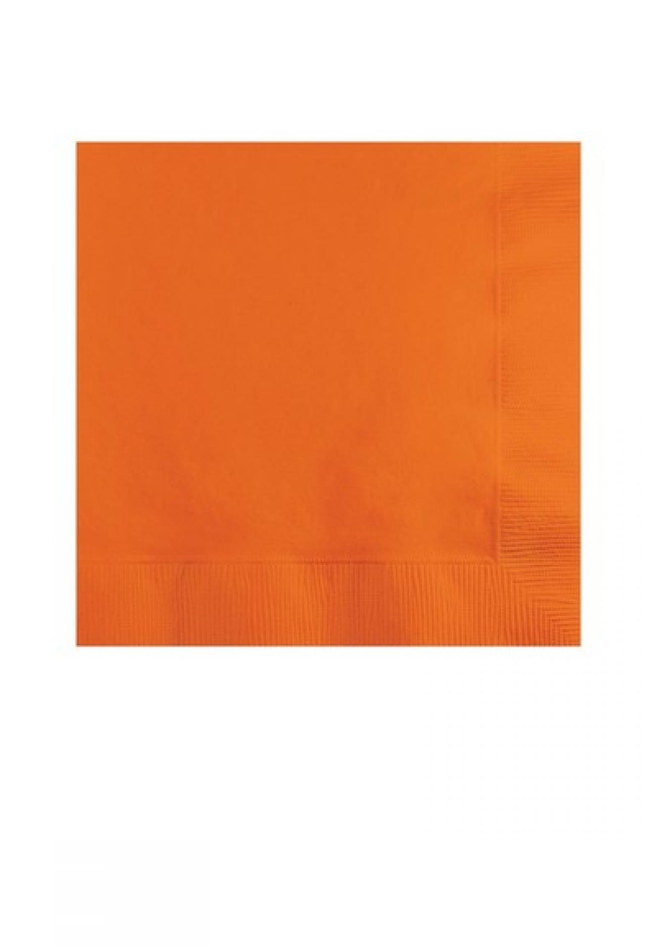 Tovaglioli 25x25 cm, 2 veli SUNKISSE ORANGE