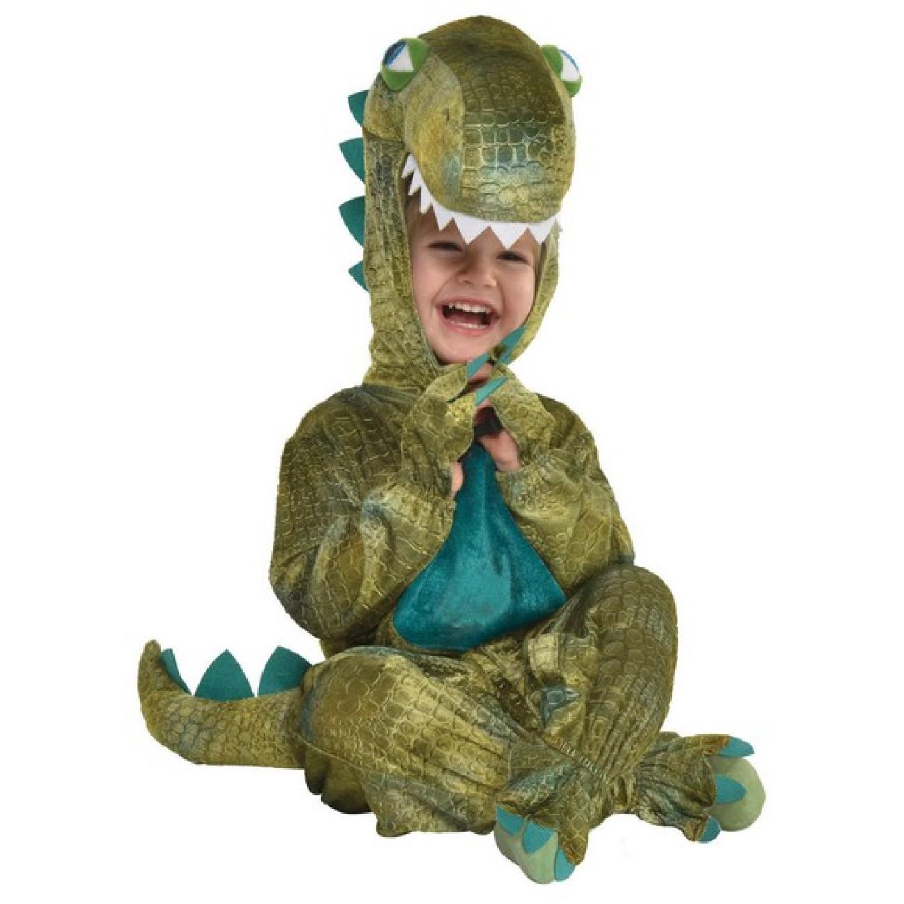 Costume felpato Dinosauro 6-12 mesi