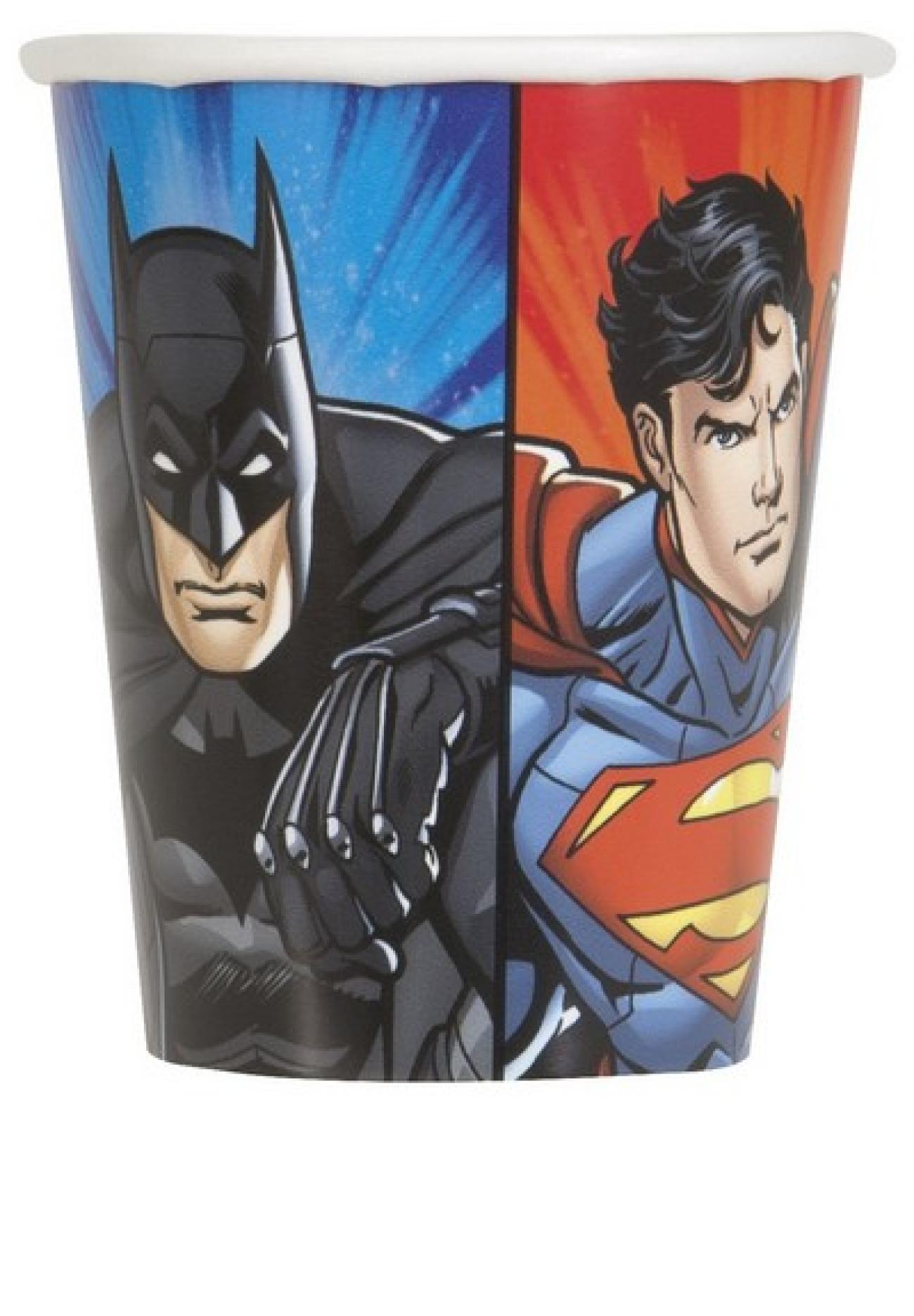 Bicchiere 266 ml Justice League - 8 pezzi