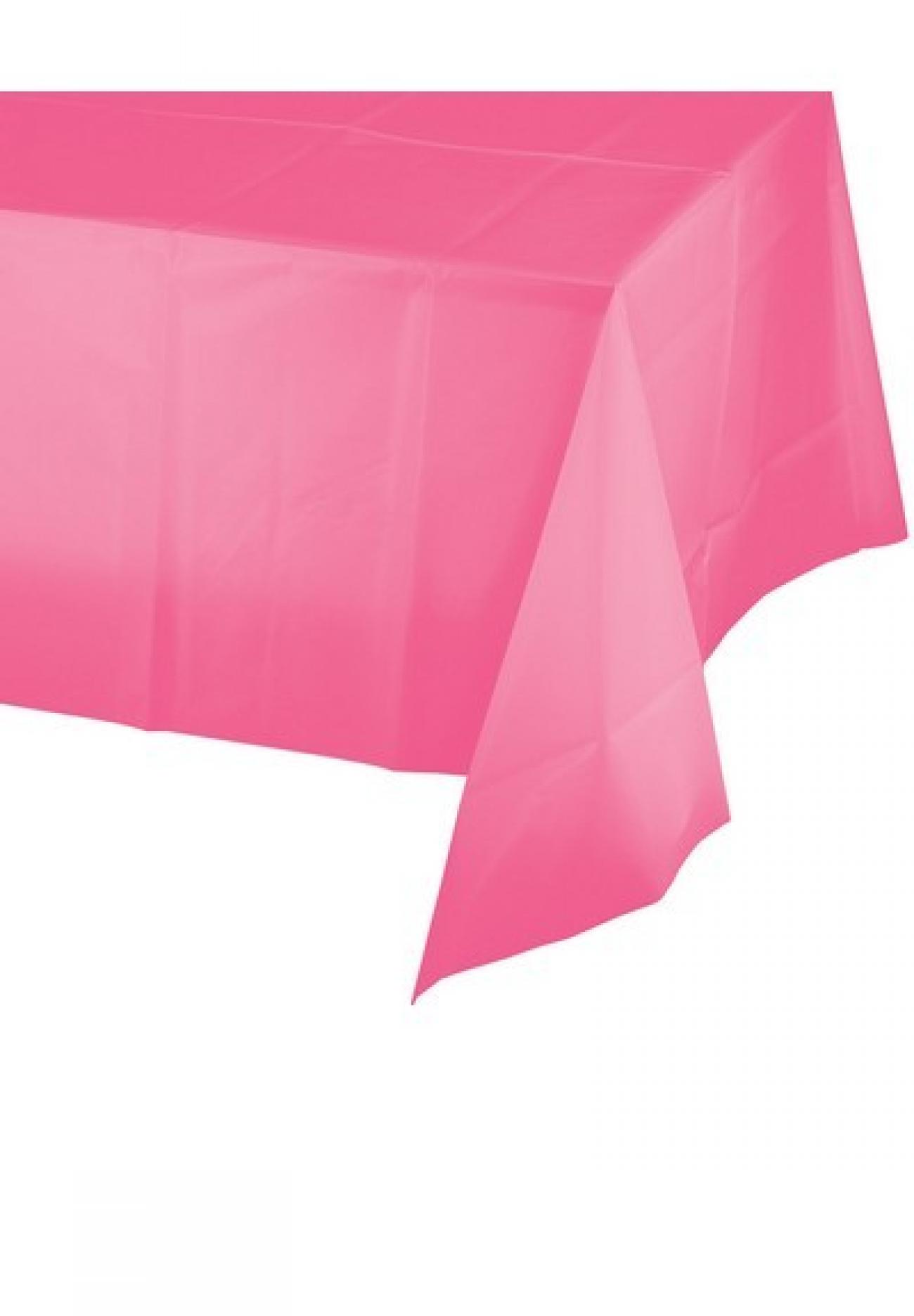 Tovaglia plastica 137 x 274 cm Rosa Acceso