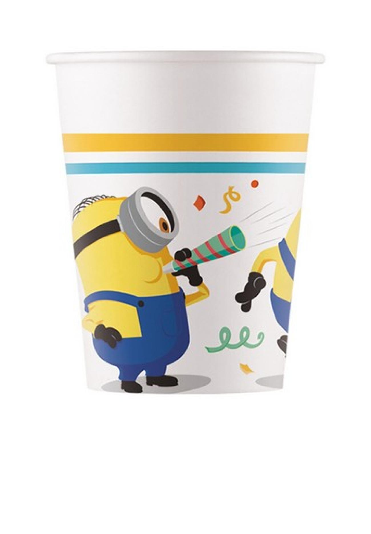 Bicchiere carta 200 ml FSC MINIONS RISE OF GRU - 8 pezzi