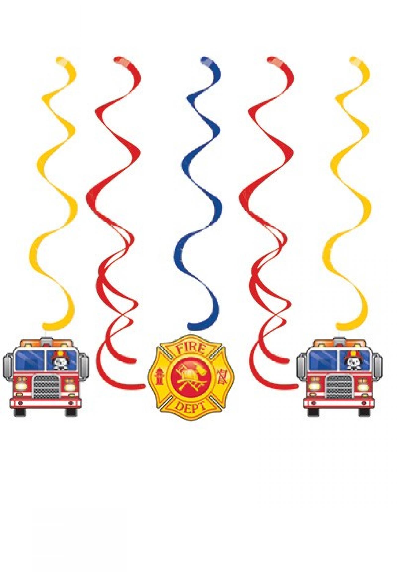 DNG DZY FOIL 6/5CT FLAMING FIRE TRUCK