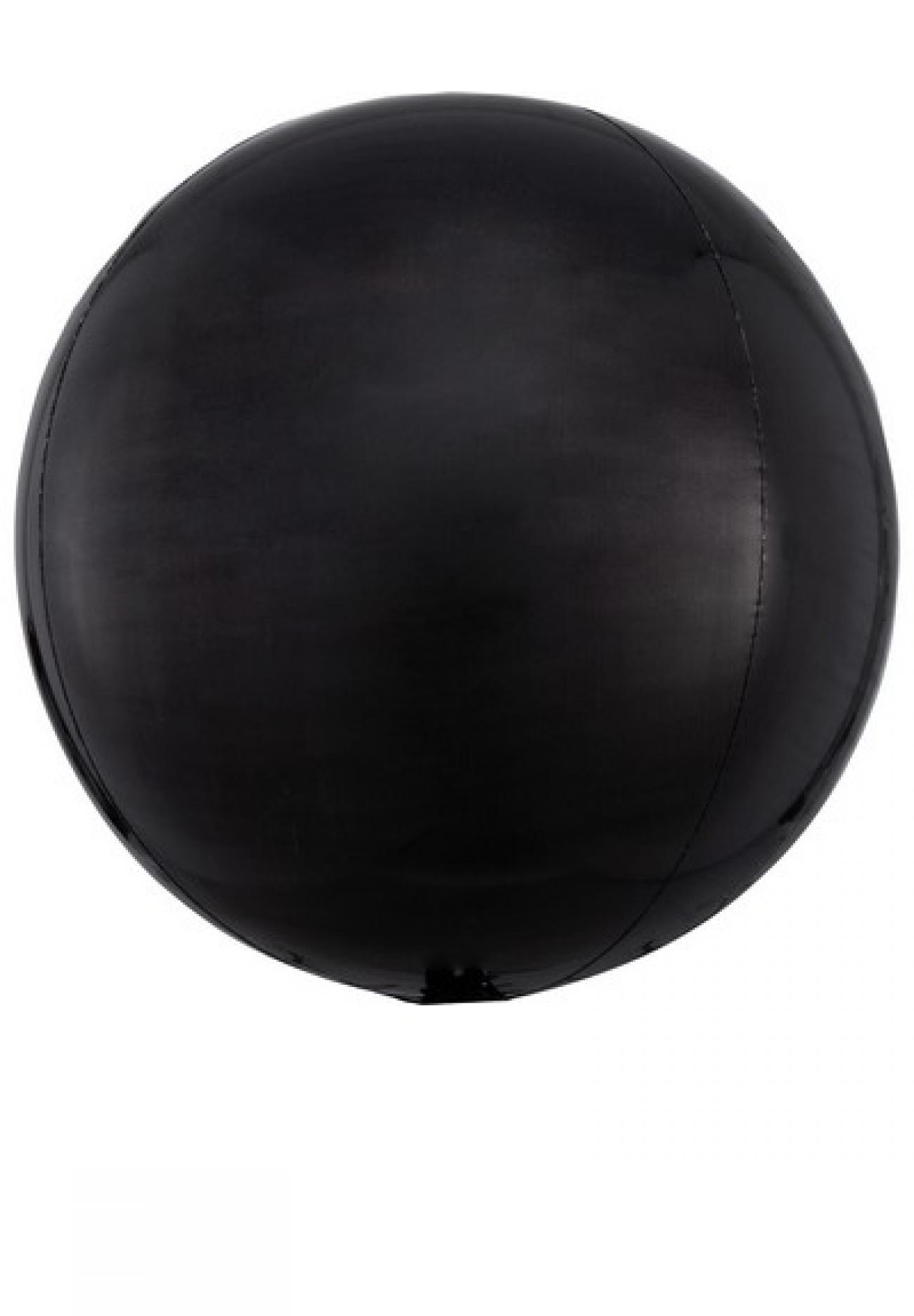 Pallone foil ORBZ 38 x 40 cm Nero