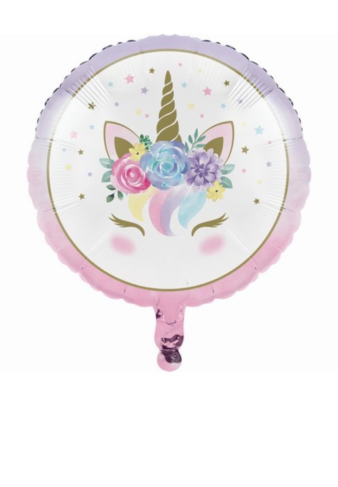 Pallone foil 18" - 45 cm Unicorno Baby