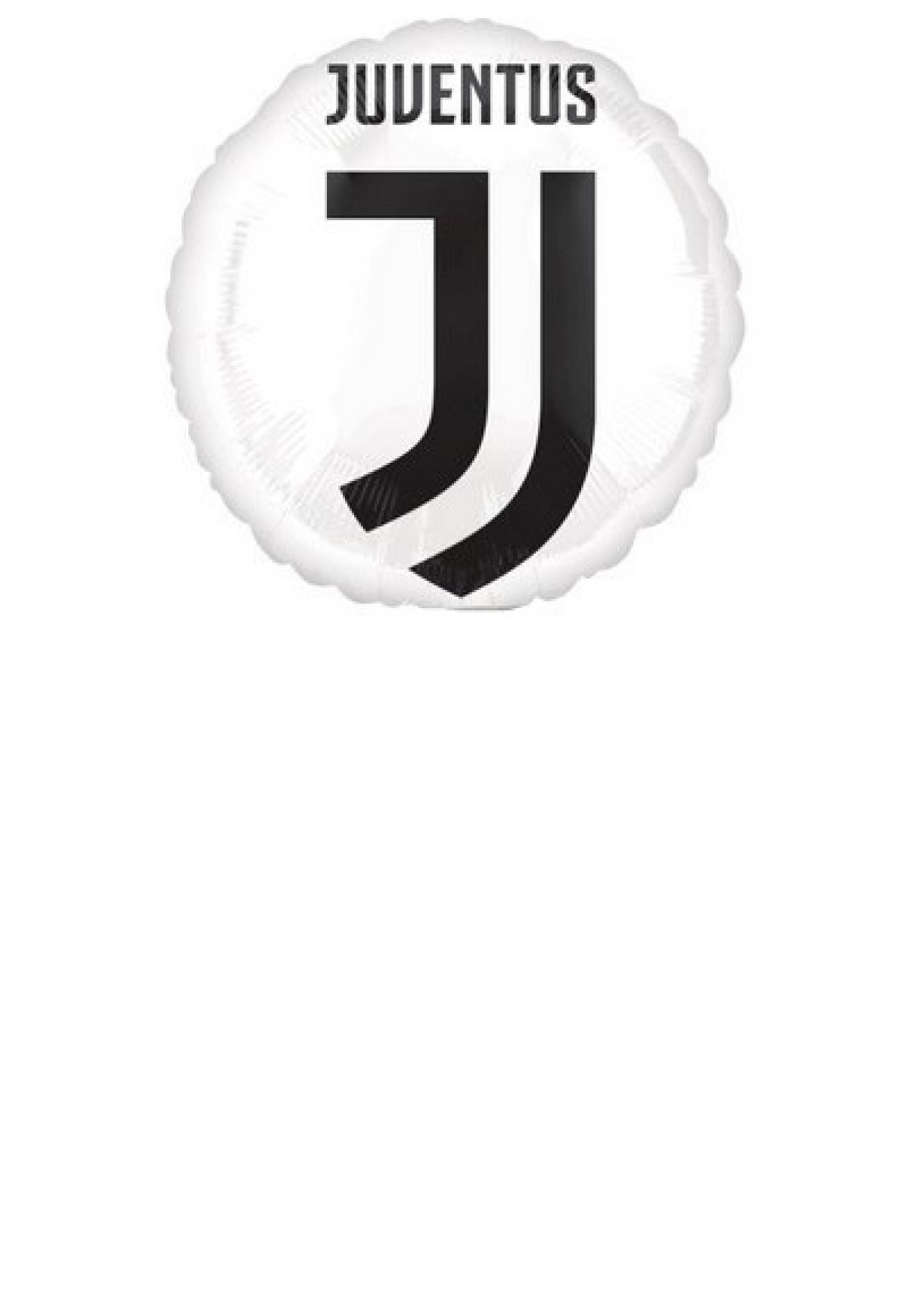 Pallone foil CON VALVOLA 9" - 23 cm Juventus - SI GONFIA AD ARIA