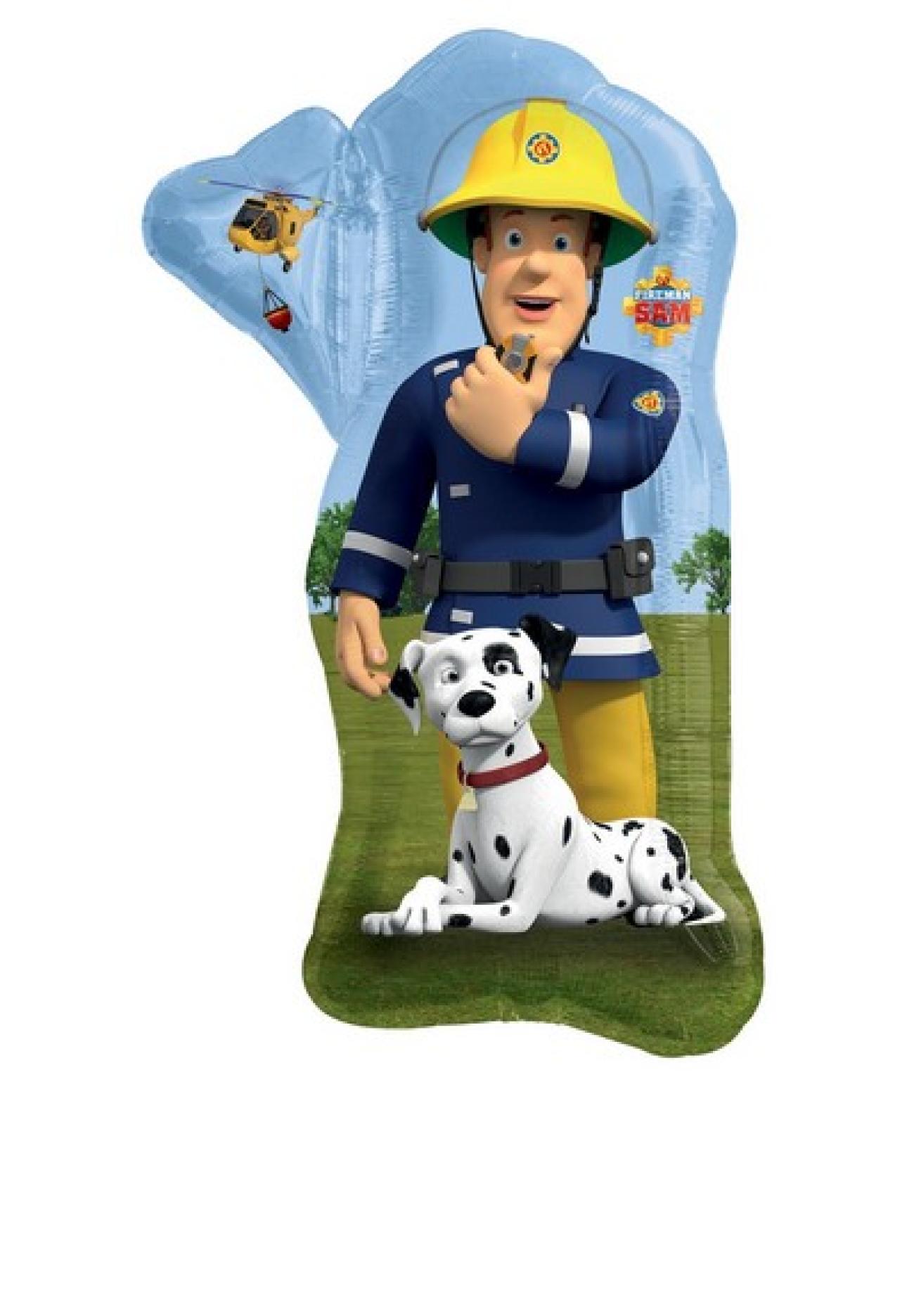 Pallone foil Supershape 55 x 85 cm Fireman Sam