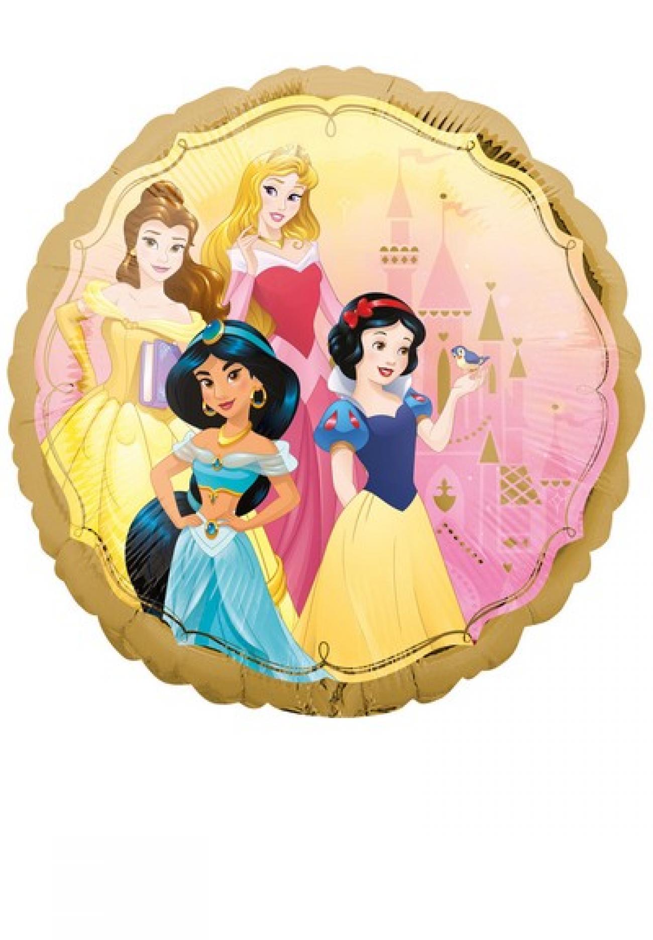 Pallone foil standard 17" - 42 cm Principesse Once upon a time