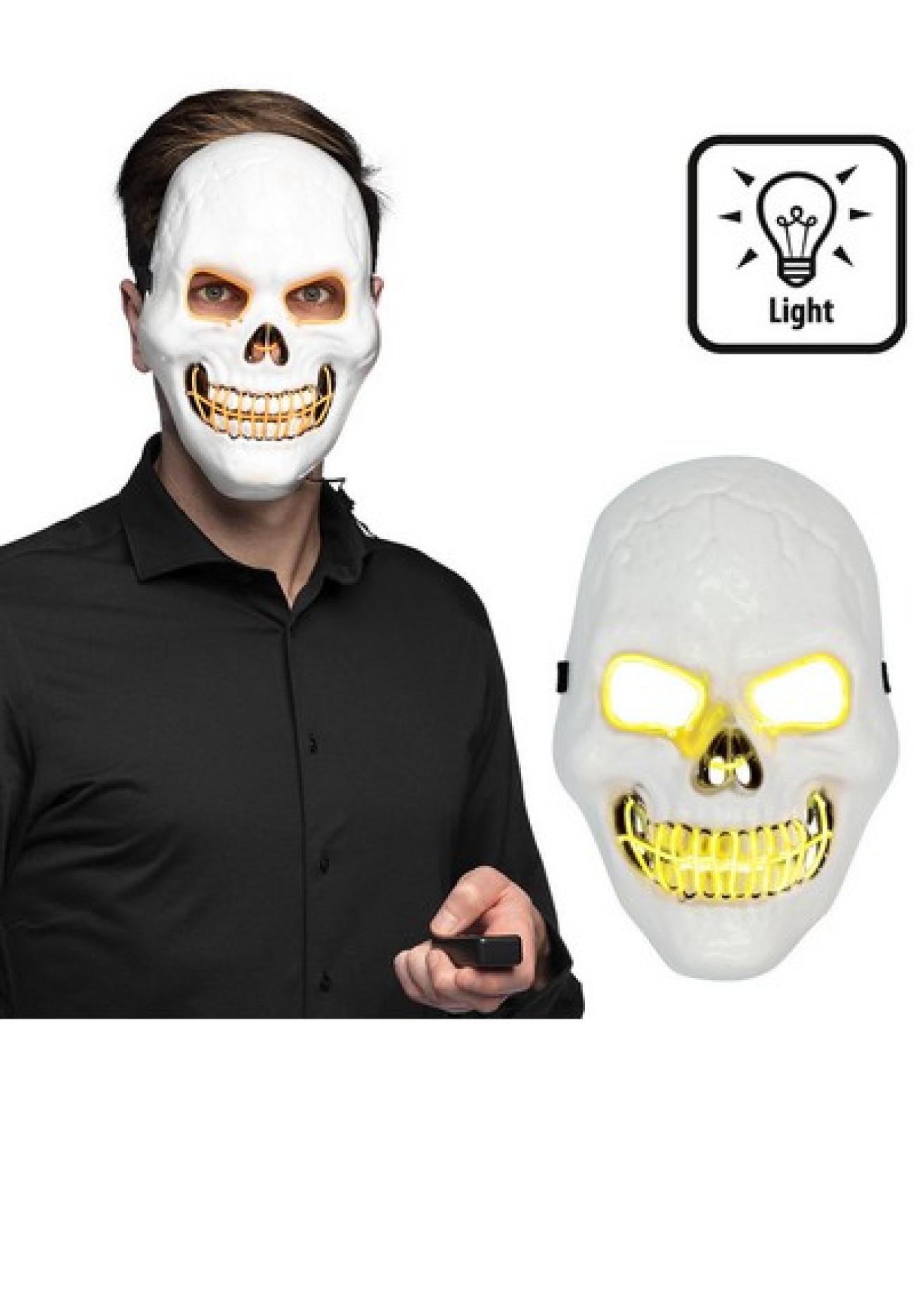 Maschera Killer Skull con LED