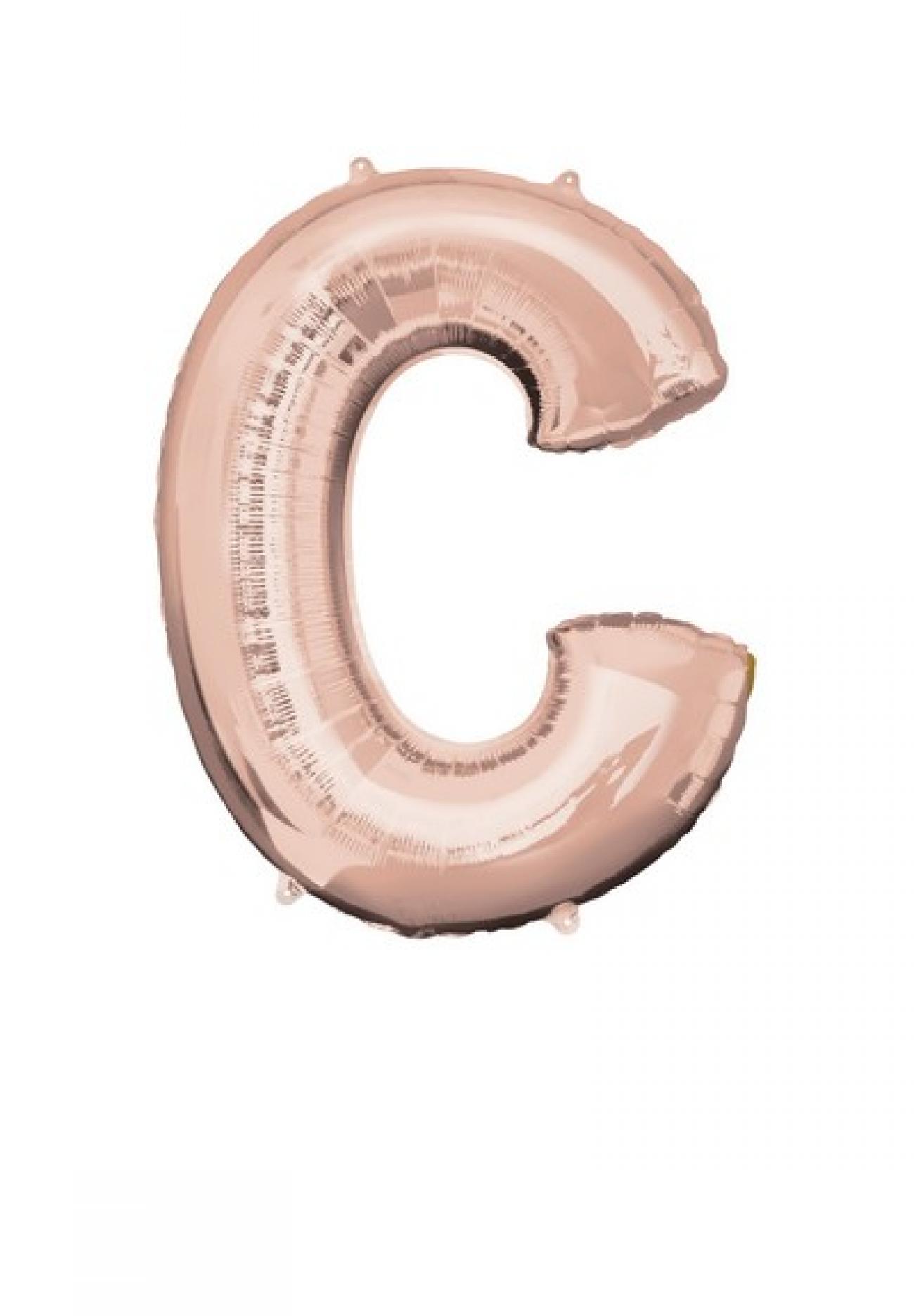 S/SHAPE: Letter "C" Rose Gold L34 S