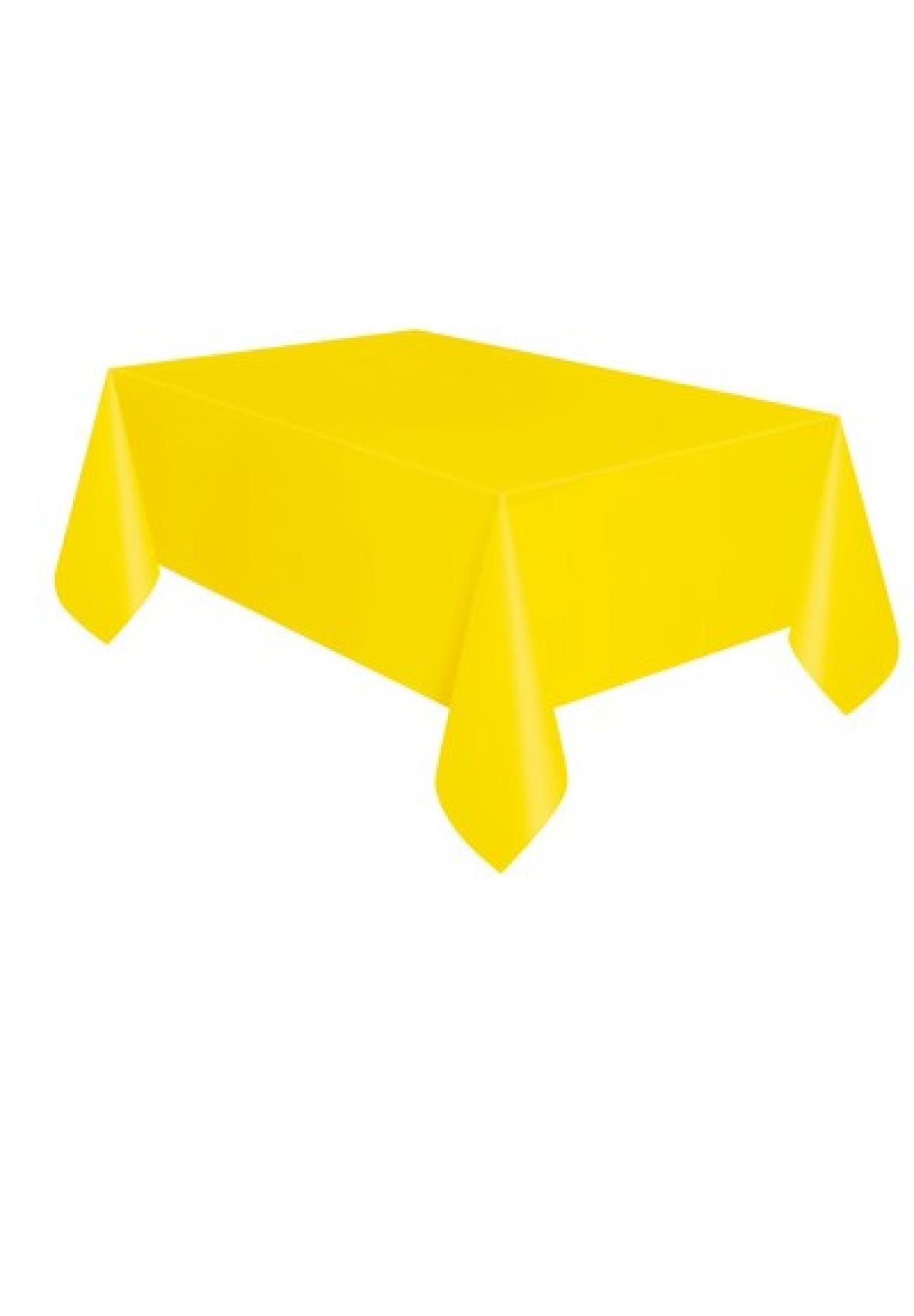 Tovaglia plastica 120x180cm Giallo Neon