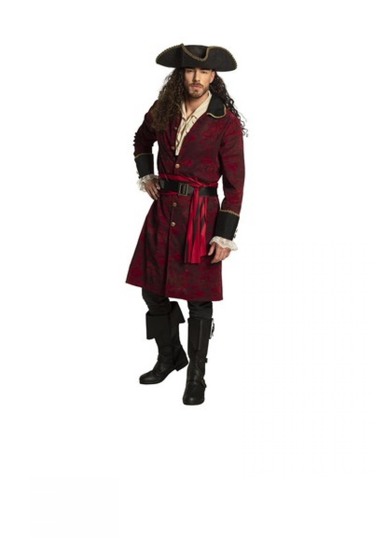 Costume Pirata Typhoon (50/52) Contiene: cappello, cappotto, sottogiacca, cint.)