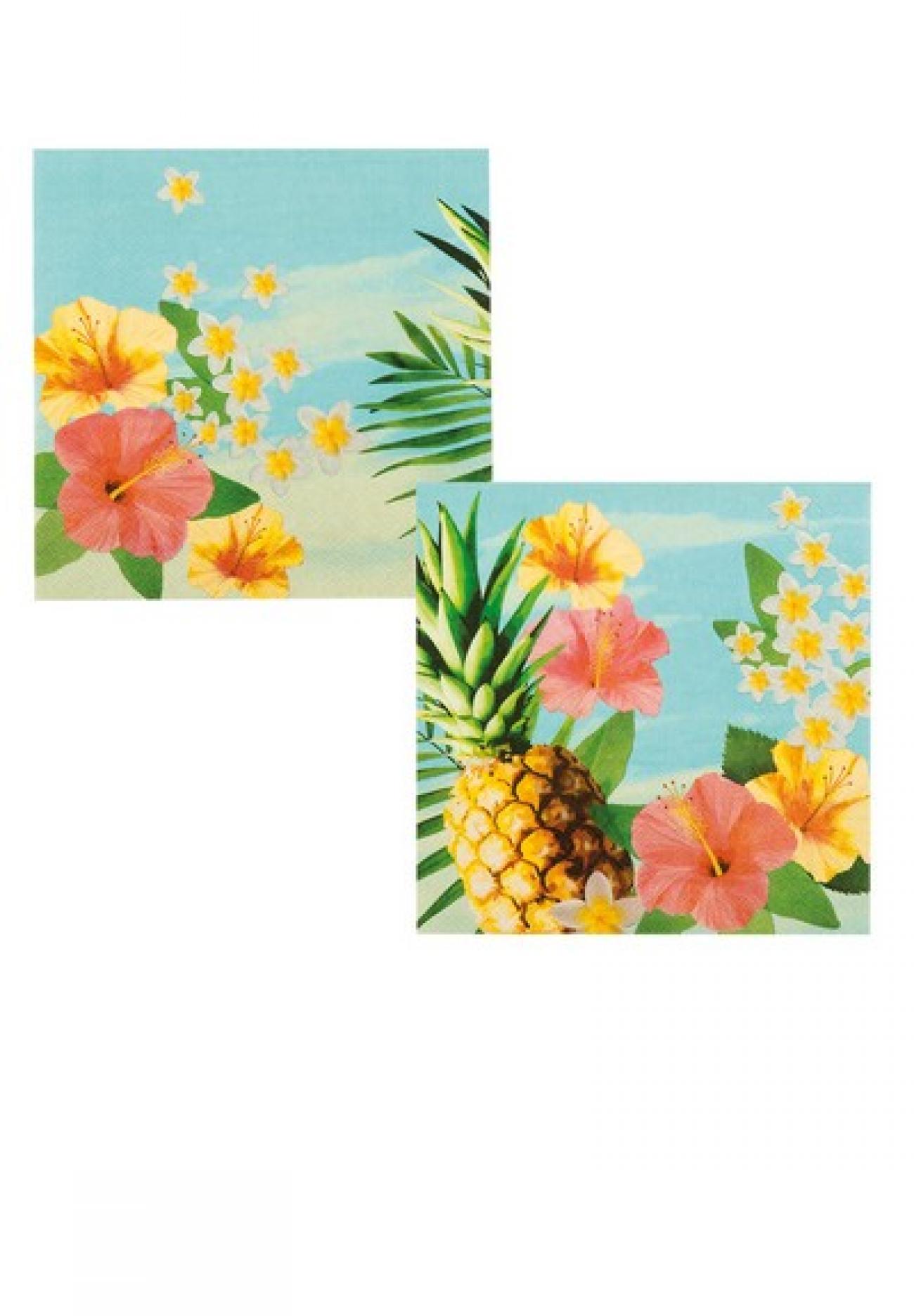 Tovagliolo 33 x 33 cm Hawaian Paradise 20pz