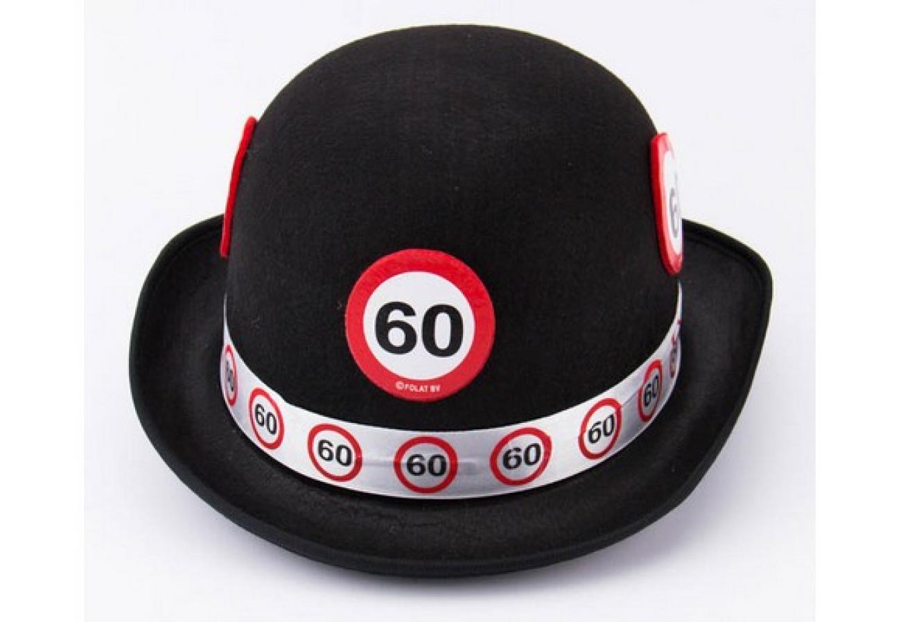 Cappello nero 60 Segnale stradale