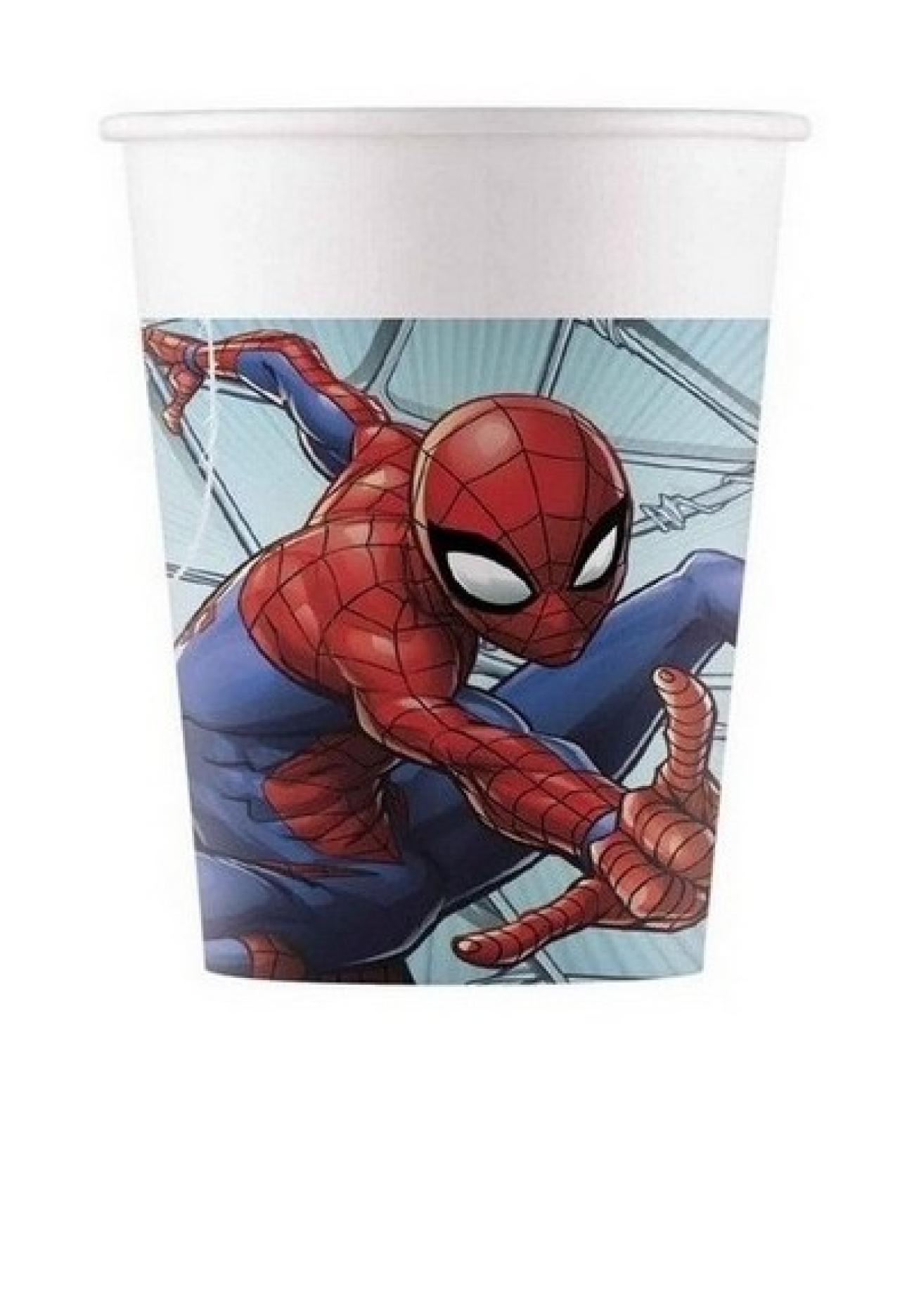 Bicchiere carta 200 ml SPIDERMAN TEAM UP SUP - 8 pezzi