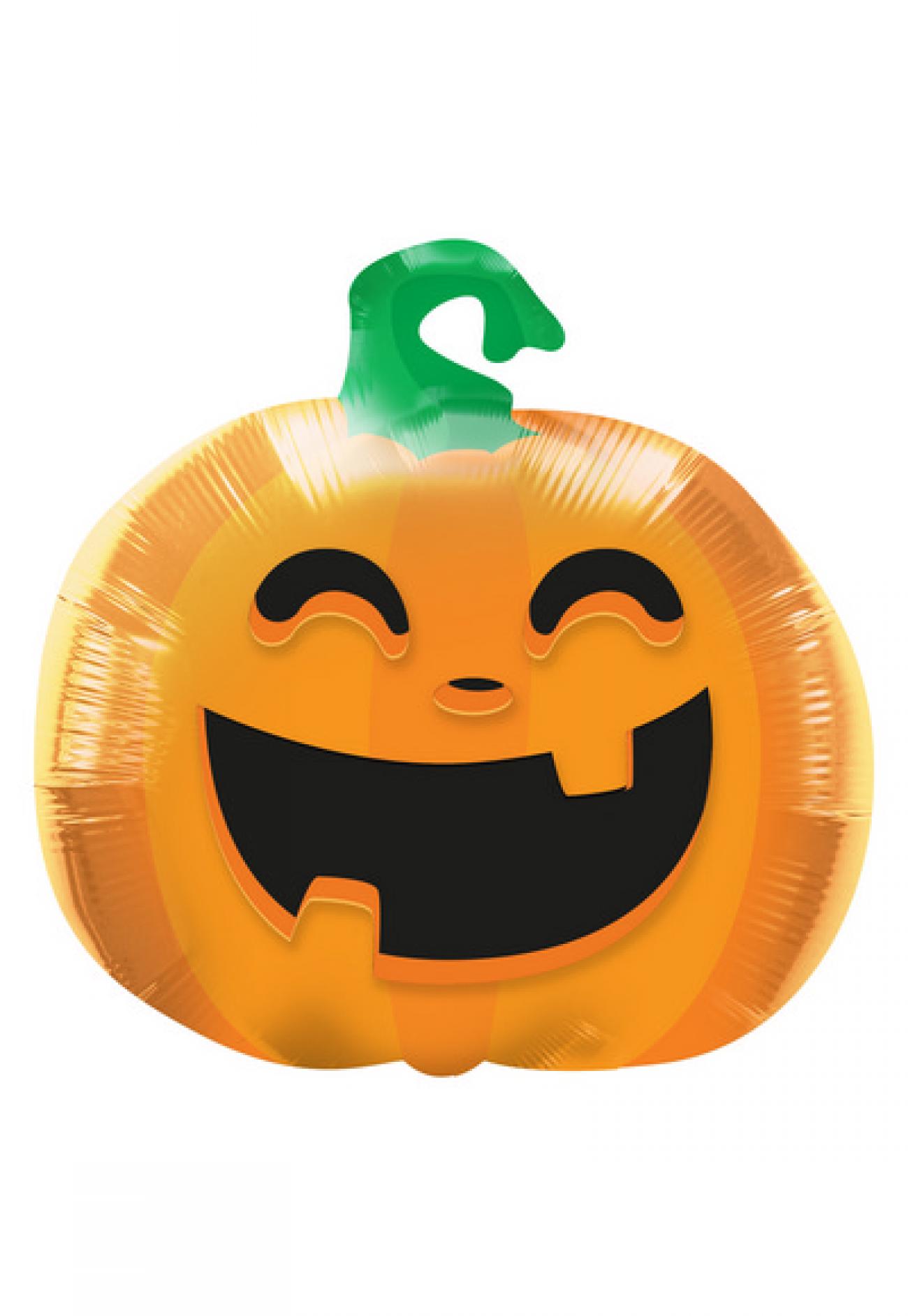 Pallone foil 55 x 56 cm Pumpkin - OCCHIELLO PER APPENDERE