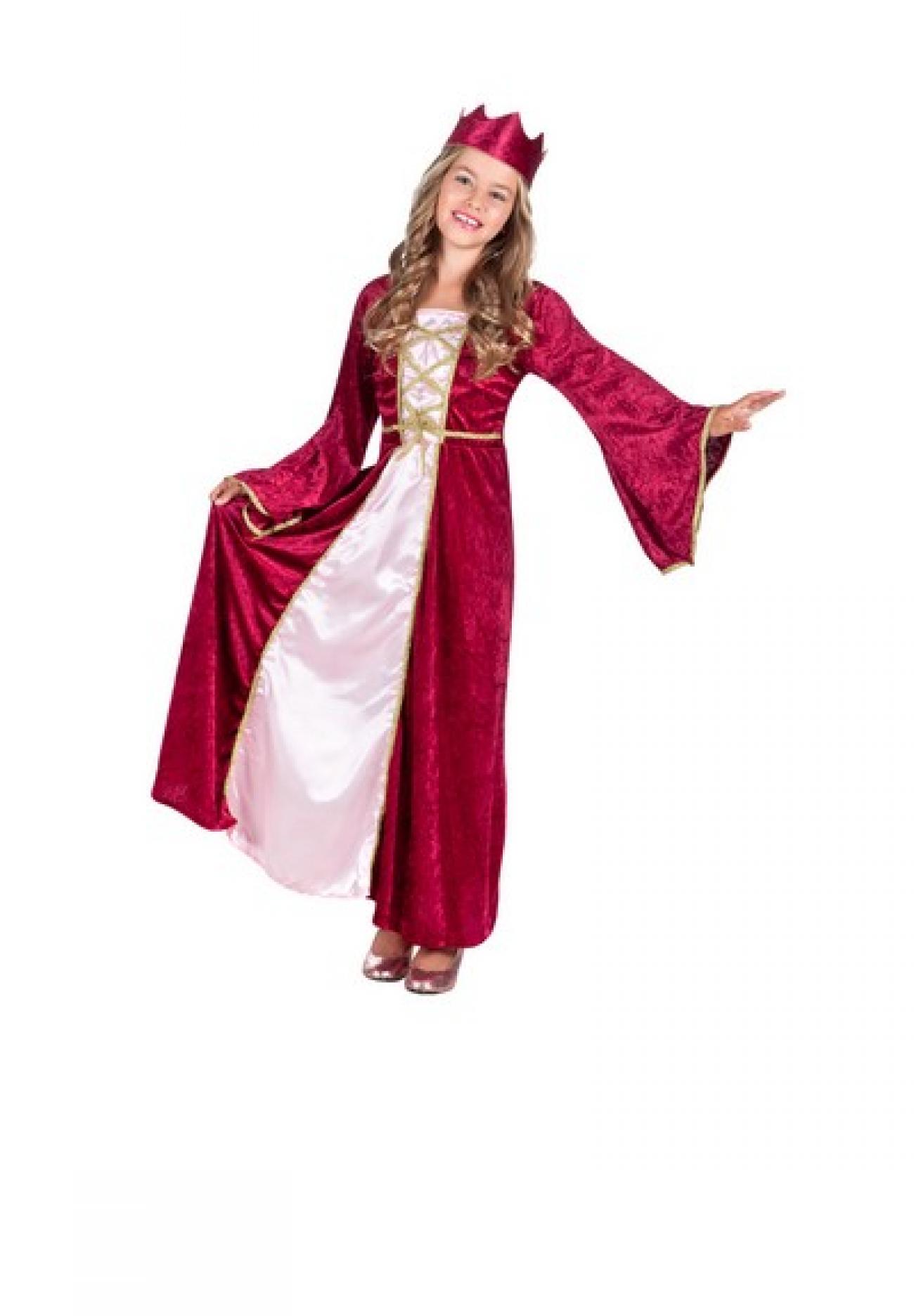 Costume kid Renaissance queen 10-12