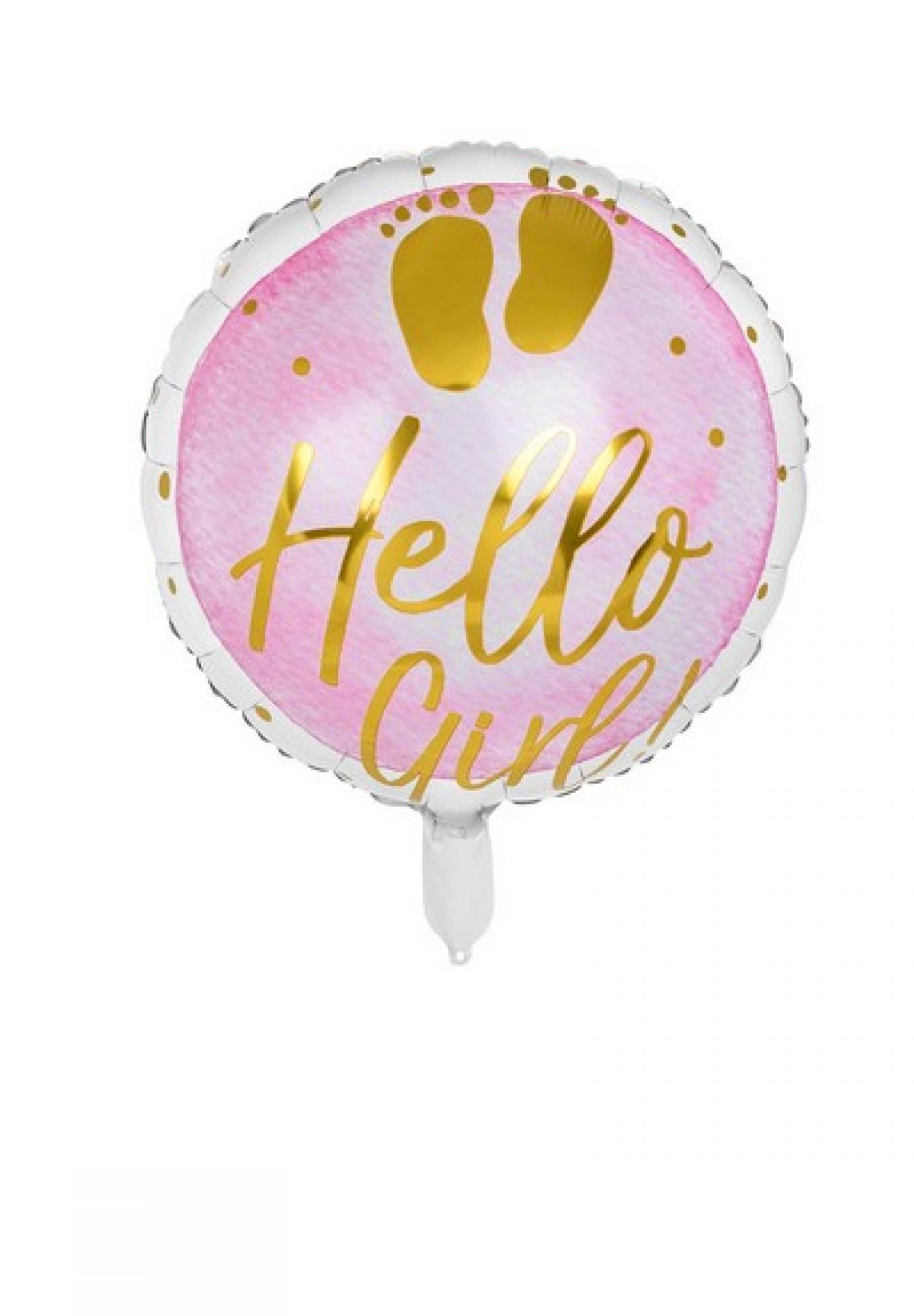 Pallone foil 18" - 45 cm Hello Girl