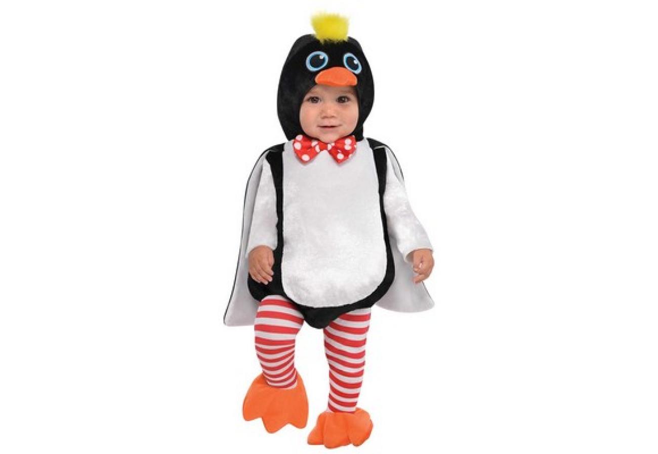 Costume felpato Pinguino Waddles 0-6 mesi