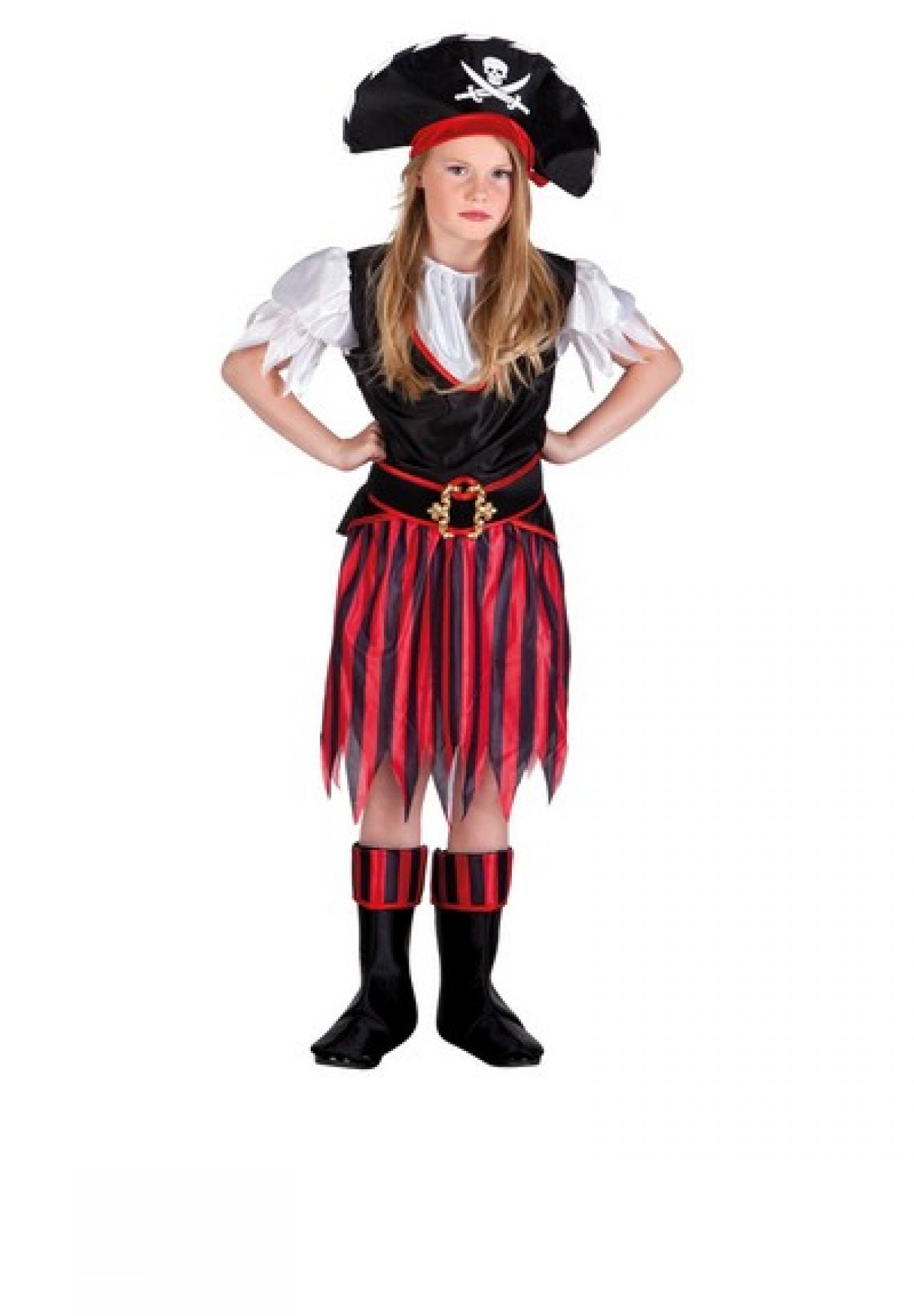 Costume bambina Pirata Annie (7-9 anni)