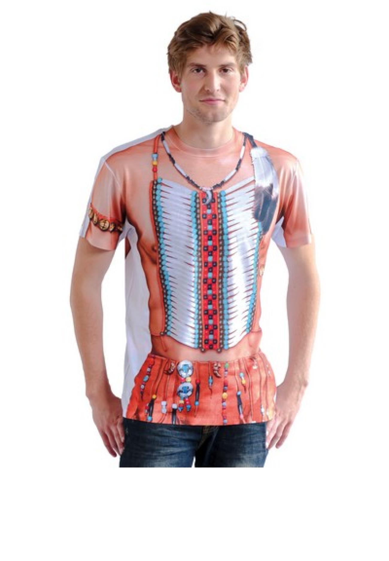 Pc. Photorealistic shirt Indian (M)