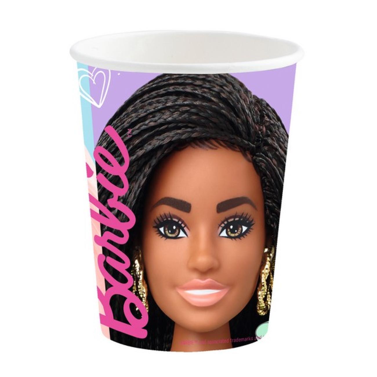 Bicchiere carta 250 ml Barbie Sweet Life - 8 pezzi