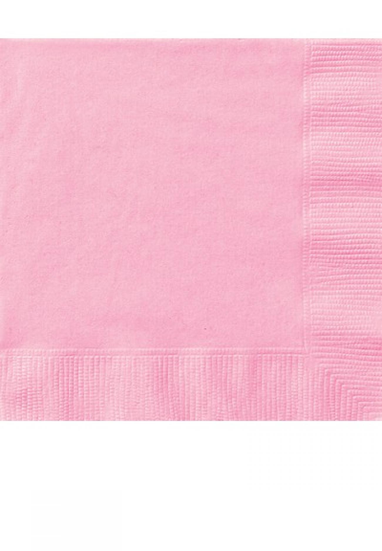 Tovagliolo 33 x 33 cm Rosa Pastello  20 pz