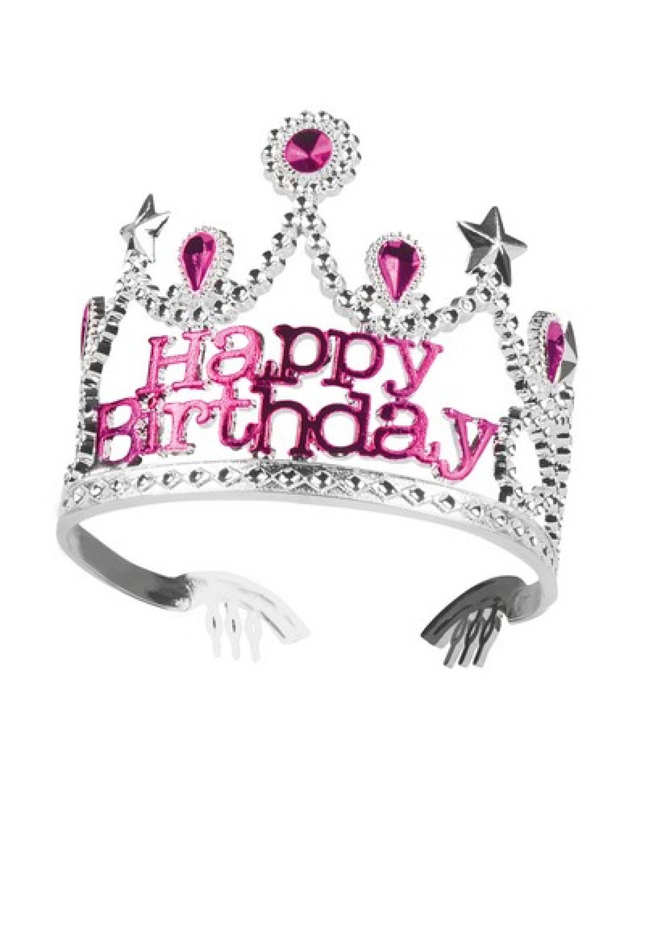 Tiara plastica Happy Birthday